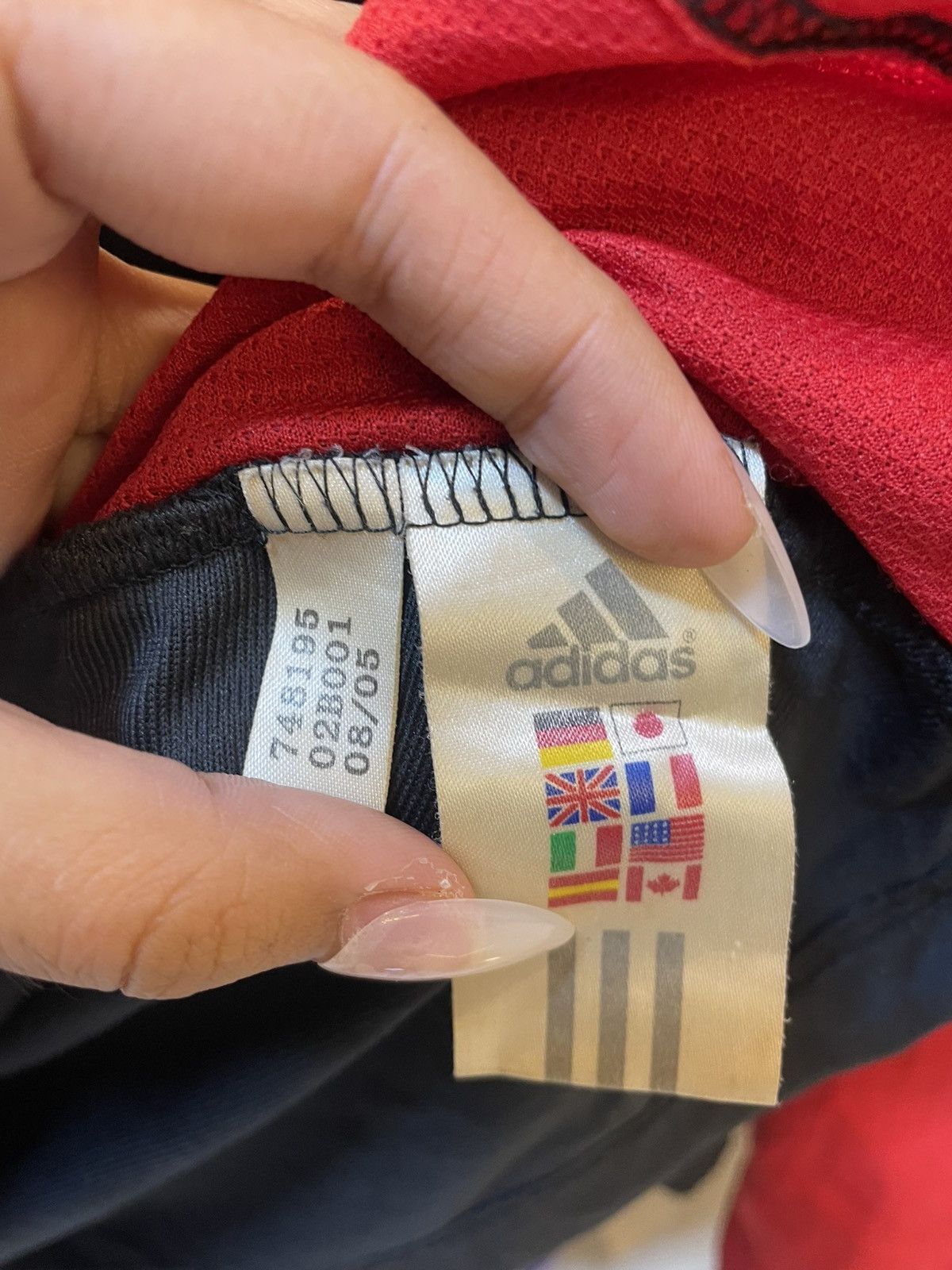 Adidas Vintage 2005-2006 AC Milan Traning Kit Size US XXL / EU 58 / 5 - 8 Thumbnail