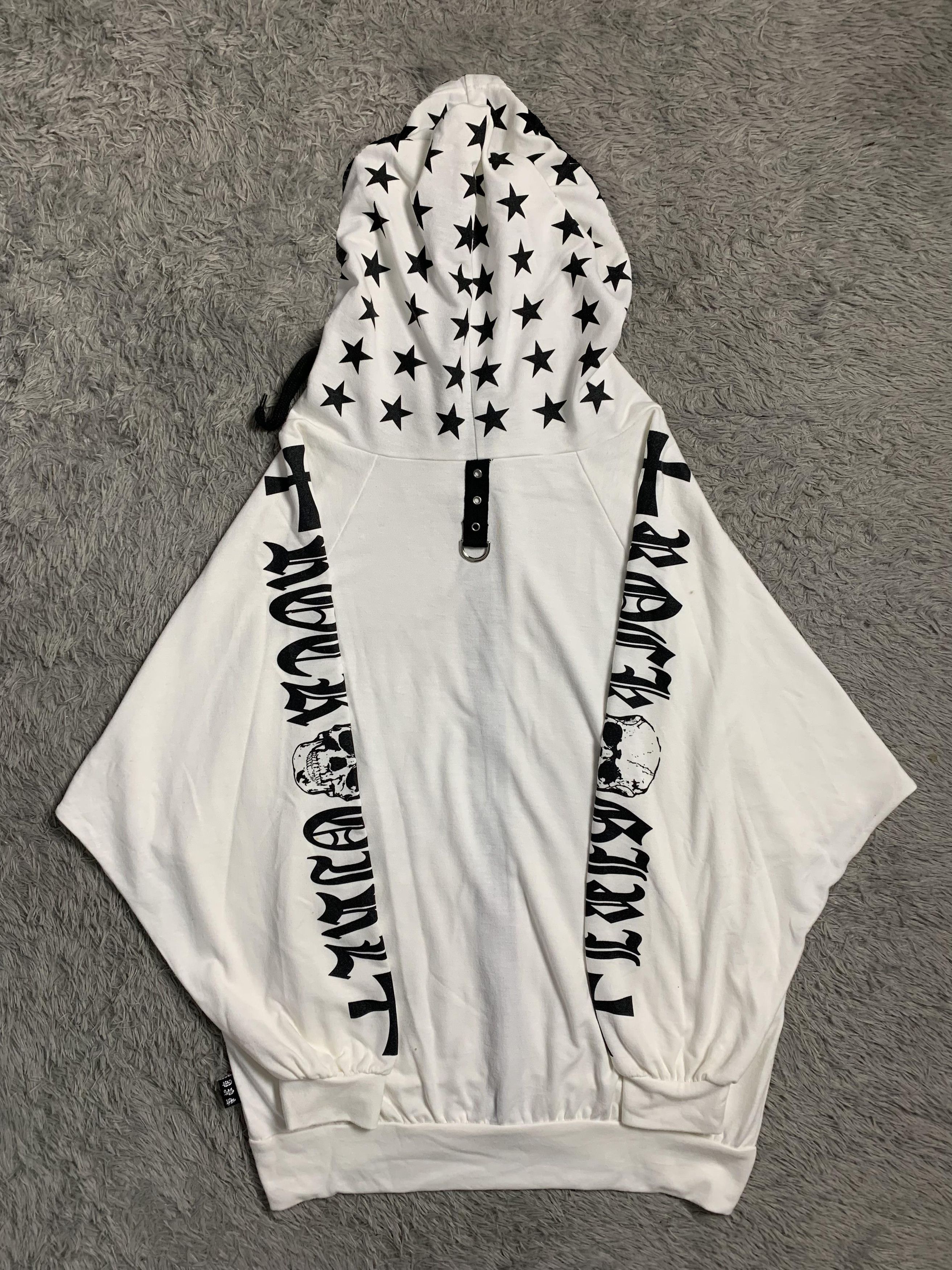 Japanese Brand Oversized Cross Chrome Hearts Japan Brand Hoodie Size US XL / EU 56 / 4 - 1 Thumbnail