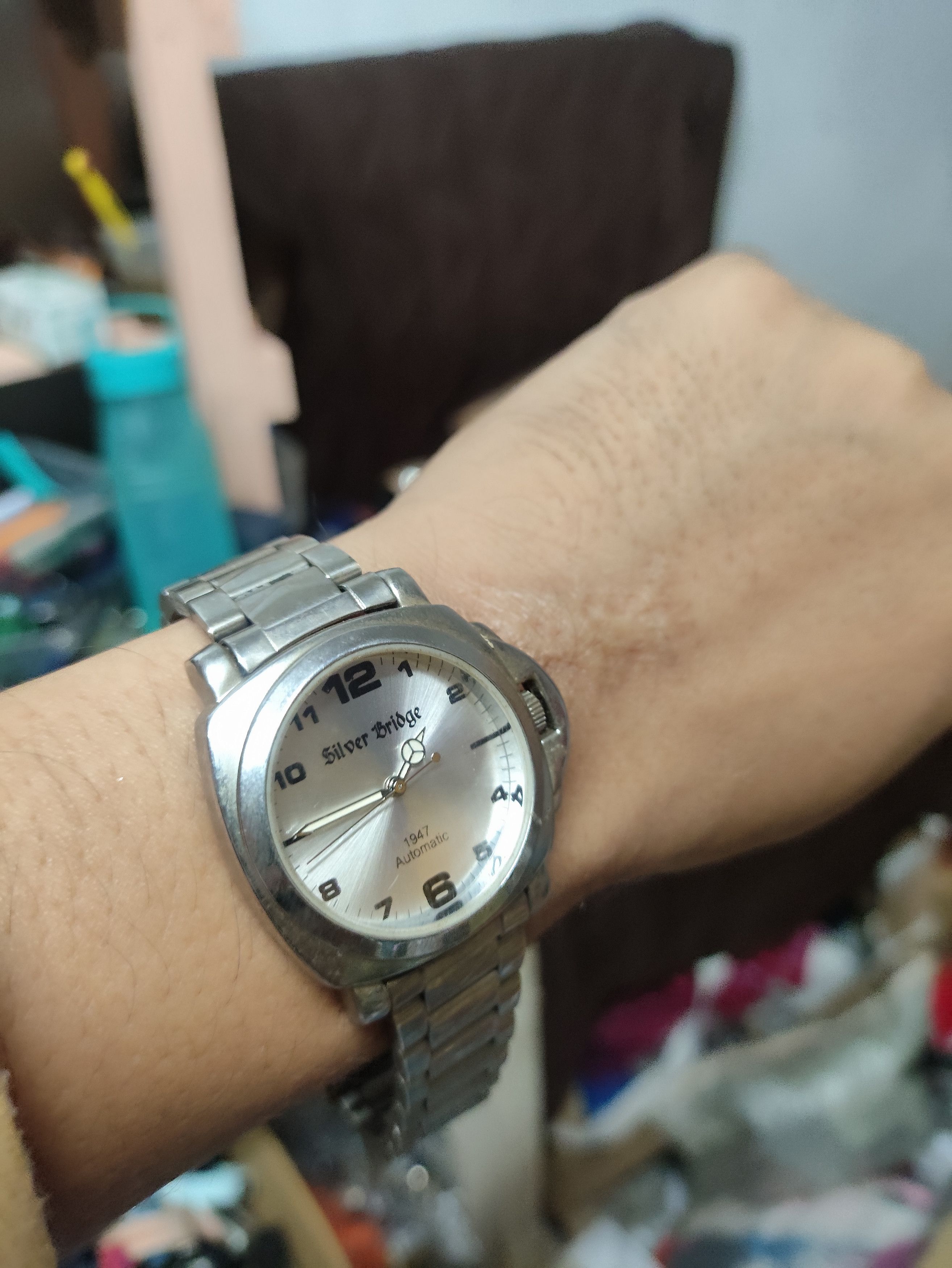 Vintage Vintage 💥 Silver Bridge Watch. Engine JAPAN MOVEMENT Size ONE SIZE - 6 Thumbnail