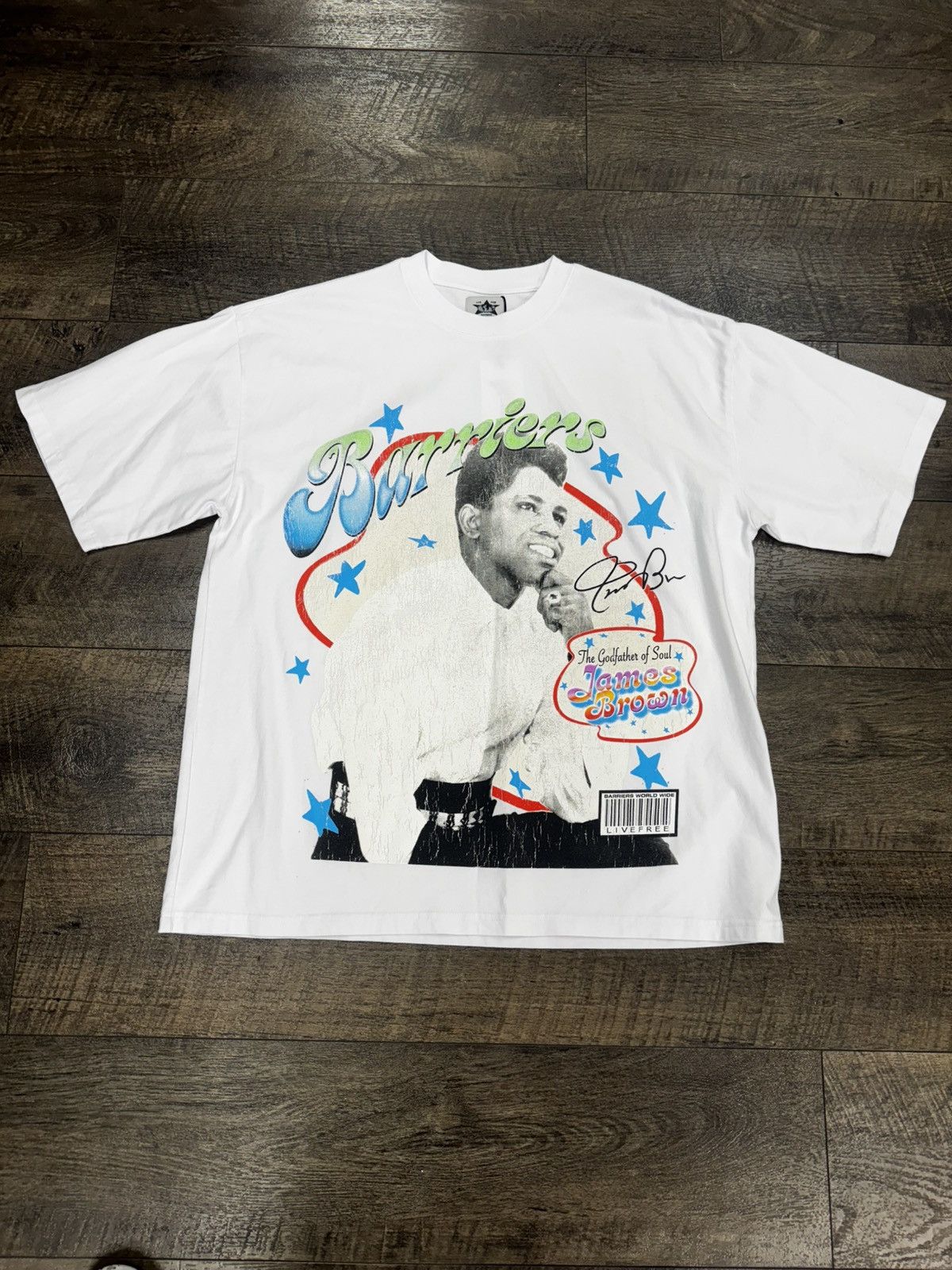 Barriers “James Brown” Tee Size US XXL / EU 58 / 5 - 2 Thumbnail