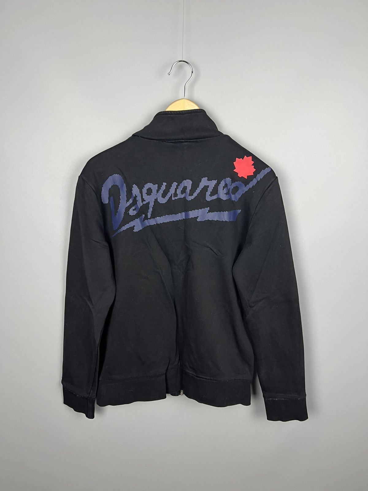 Dsquared2 Dsquared2 Zip Up Sweatshirt Black Faded tracktop big logo Size US M / EU 48-50 / 2 - 1 Thumbnail