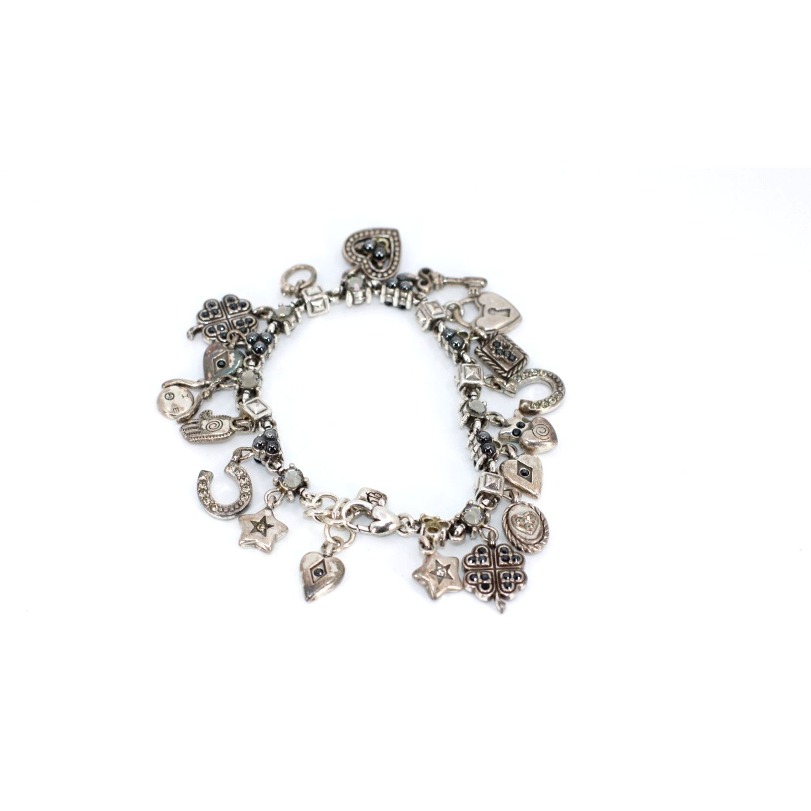 Brighton BRIGHTON Survivor Statement Chunky Chain Heal Charm Bracelet Size ONE SIZE - 3 Thumbnail