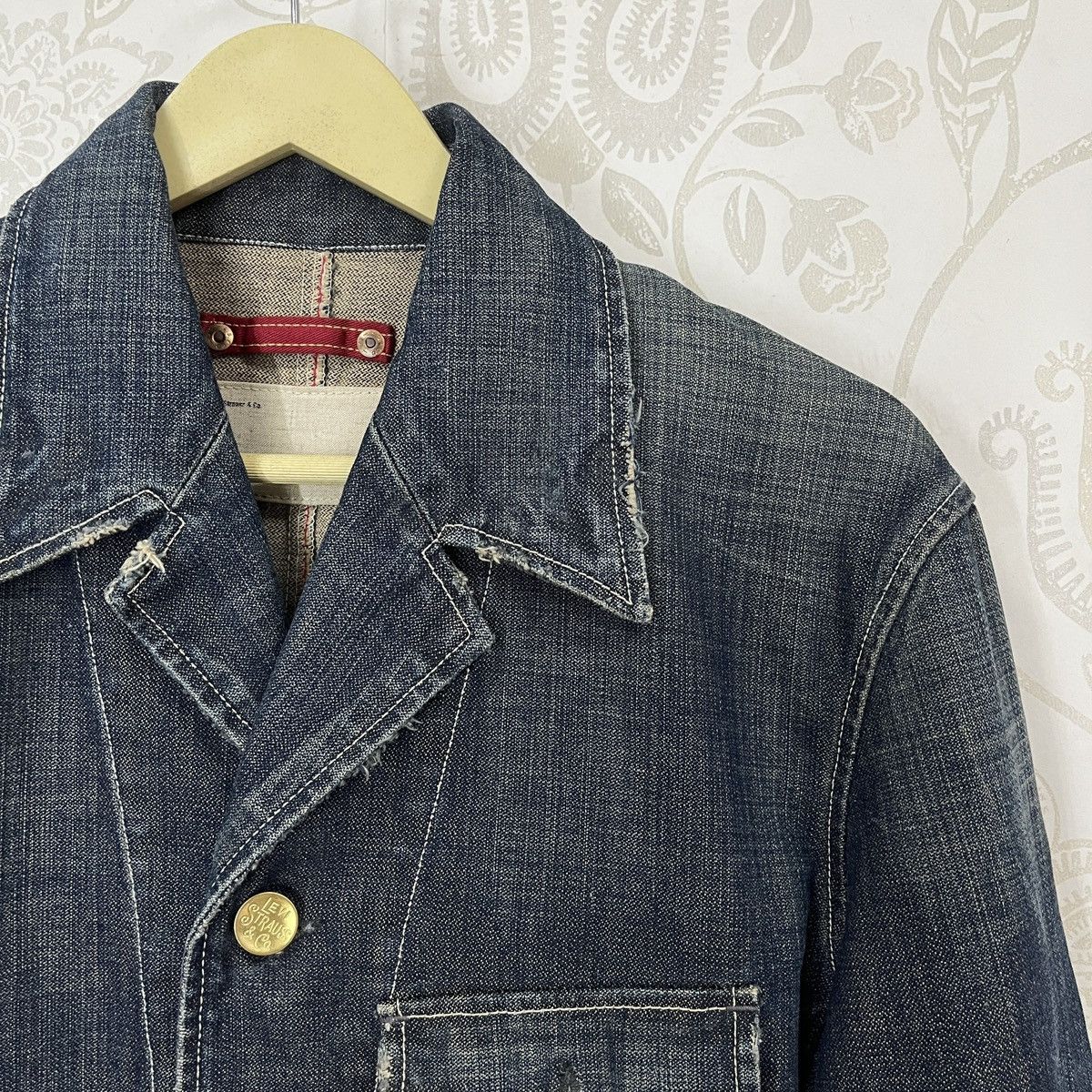 Levi's × Levi's Made & Crafted × Vintage Levis Redloop Chore Jacket Hidden Rivet Buttons Size US L / EU 52-54 / 3 - 7 Thumbnail