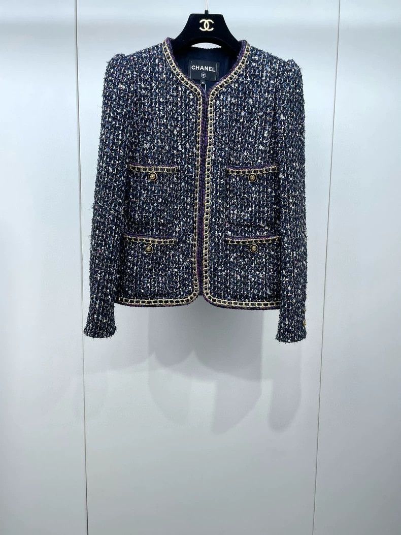 Chanel Chanel Women's Castle Woven Sequin Coat Size XS / US 0-2 / IT 36-38 - 1 Thumbnail