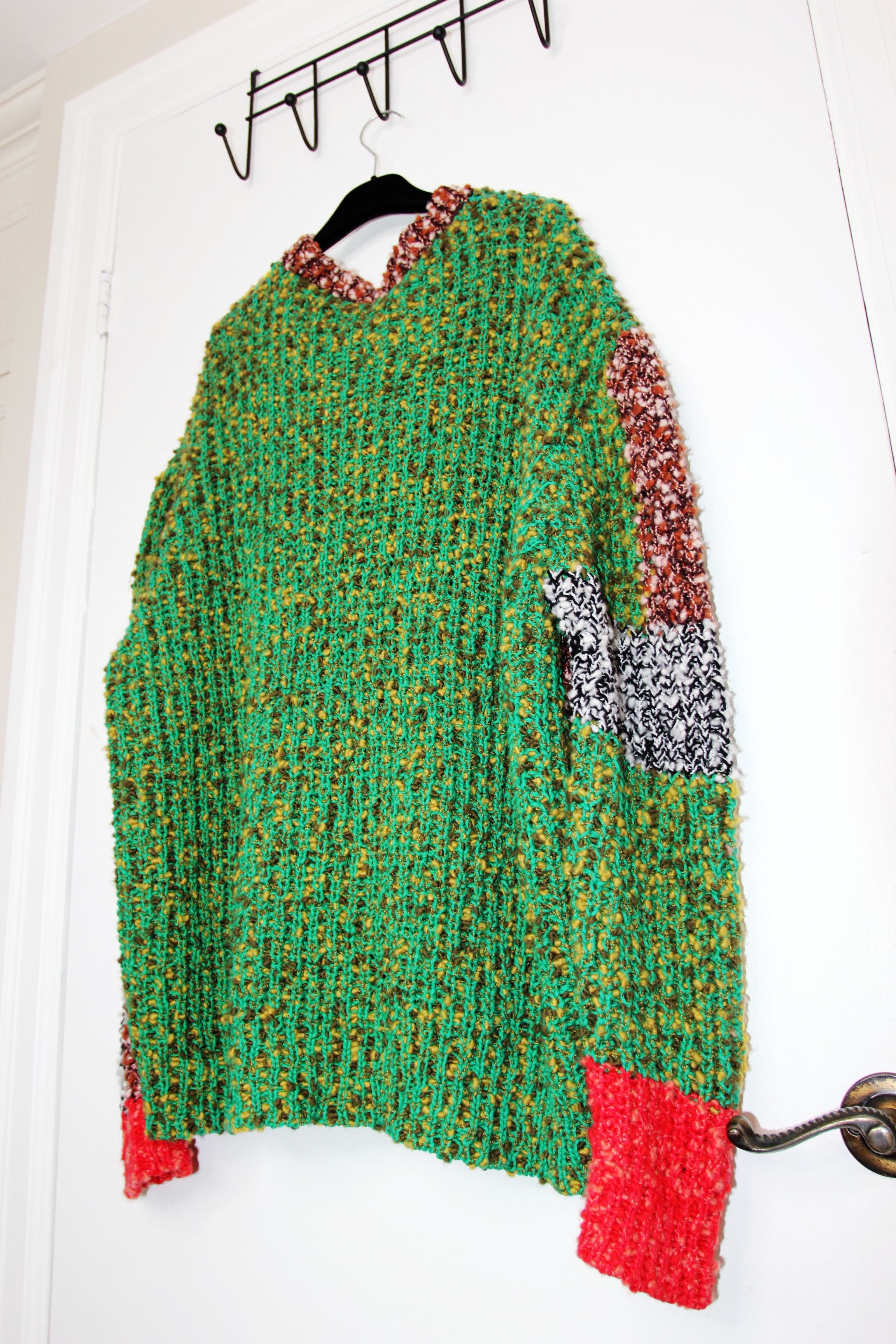 JW Anderson BNWT AW21 J.W.ANDERSON ANCHOR PATCHWORK SWEATER L Size US L / EU 52-54 / 3 - 7 Thumbnail