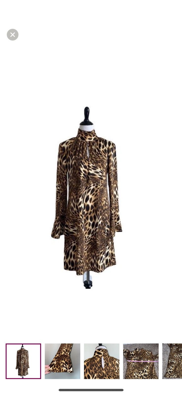 I.N.C INC medium animal print long sleeved dress Size M / US 6-8 / IT 42-44 - 1 Thumbnail