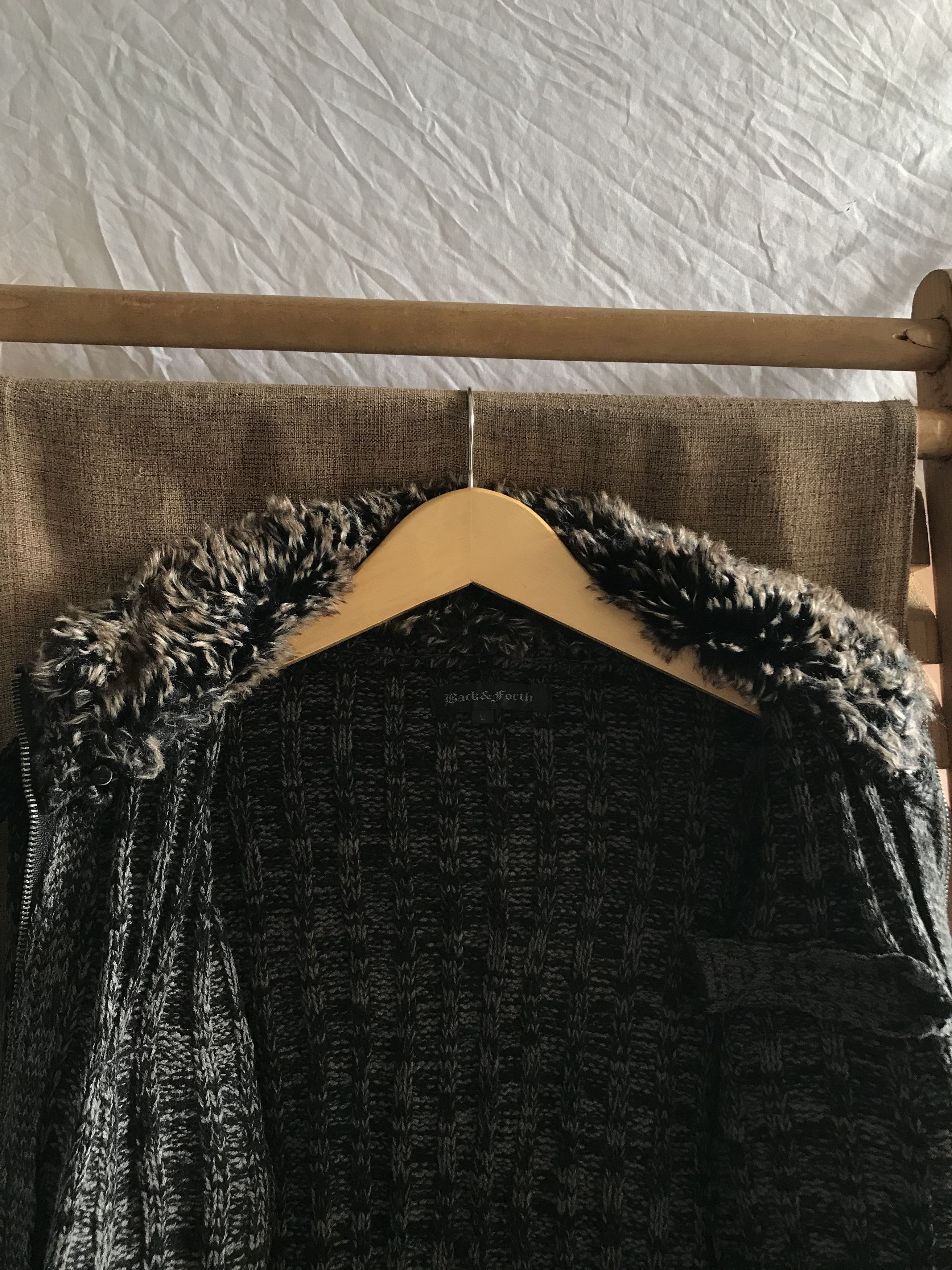 Japanese Brand Japanese Brand Fur Belt On Neck Knitwear By Back Forth Size US M / EU 48-50 / 2 - 3 Thumbnail