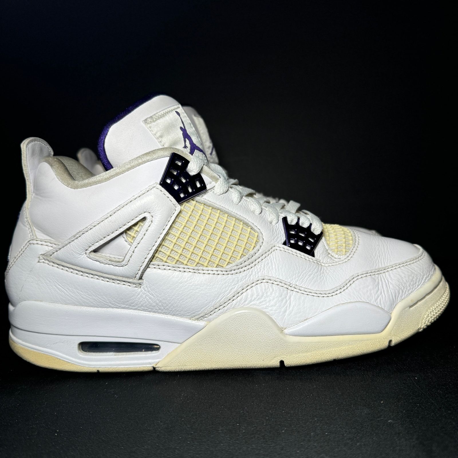 Jordan Brand × Nike Size 10.5 - Air Jordan 4 Retro Purple Metallic Men's Shoes Size US 10.5 / EU 43-44 - 1 Thumbnail