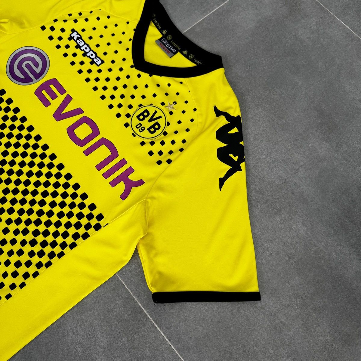 Kappa Kappa Borussia Dortmund 2011/2012 Home Soccer Jersey Size US M / EU 48-50 / 2 - 4 Thumbnail