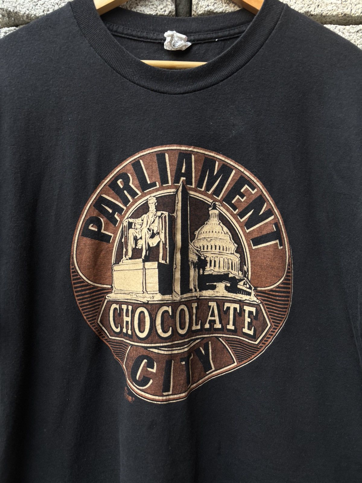 Band Tees × Vintage Vintage Parliament Chocolate City Album Tee Size US L / EU 52-54 / 3 - 2 Thumbnail