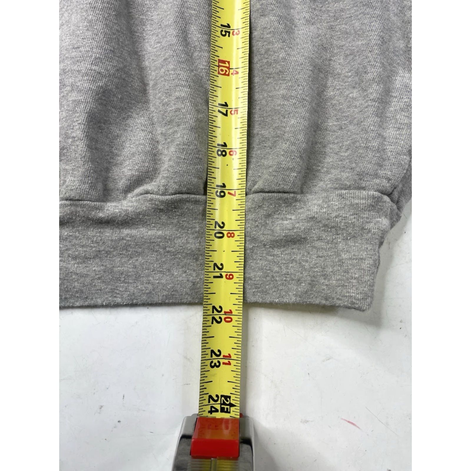 MOTHER Mother Sweatshirt Womens M Pullover V-Neck Long Sleeve Gray Cotton Fleece All Seasons USA 3/4 Sleeve The Loosen Up Cropped Size M / US 6-8 / IT 42-44 - 5 Thumbnail