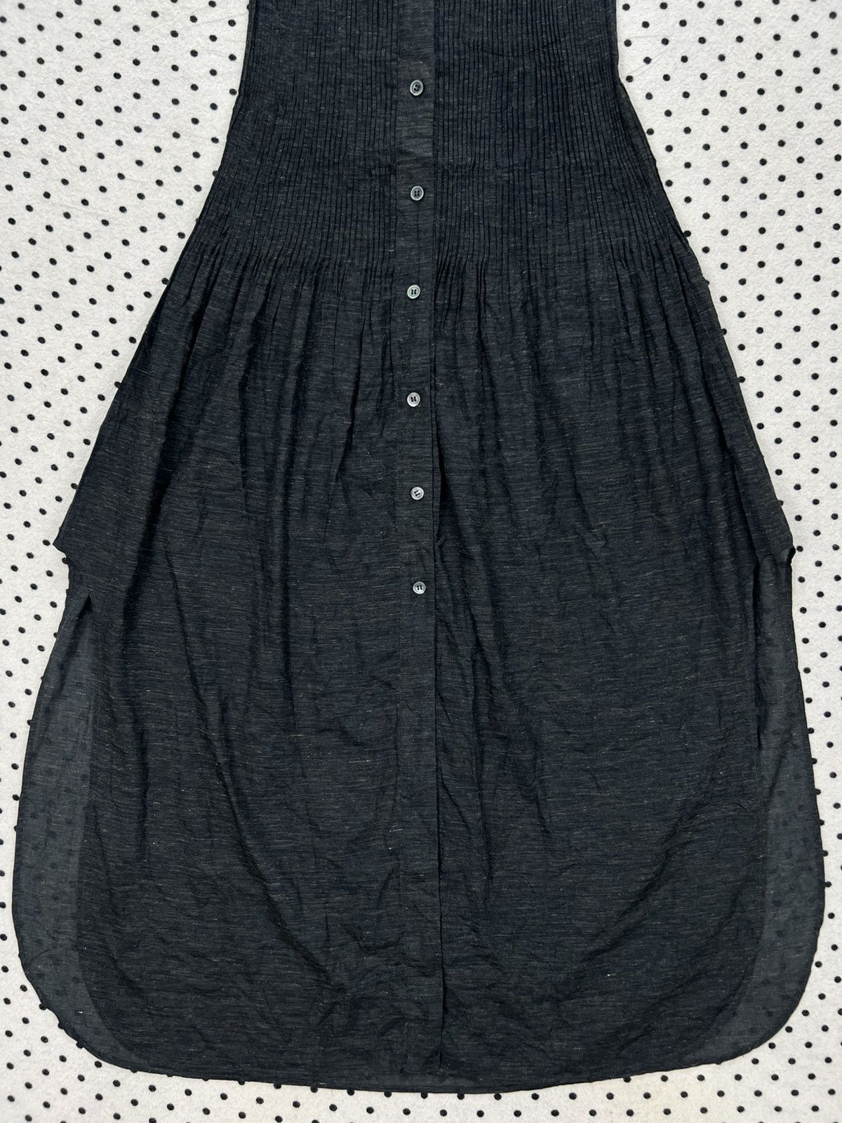 Issey Miyake Issey Miyake Half Pleated Sleeveless Balloon Dress Size XS / US 0-2 / IT 36-38 - 6 Thumbnail