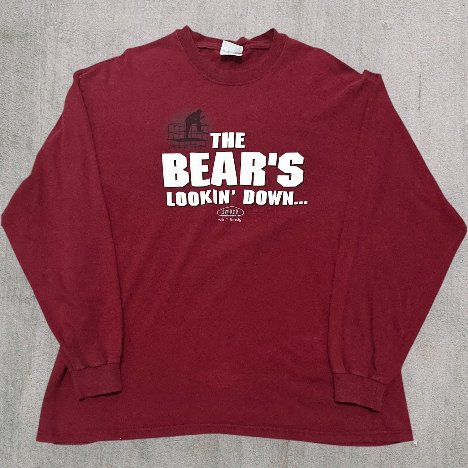 Hanes 90s bear Bryant Alabama tennesee hate long sleeve Size US XL / EU 56 / 4 - 1 Thumbnail