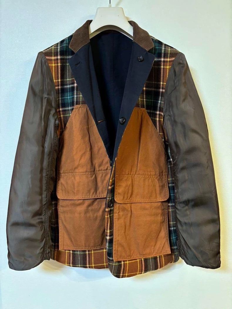 Comme des Garcons Comme Des Garcons Reversible plaid paneled wool-blend jack Size US XS / EU 42 / 0 - 1 Thumbnail
