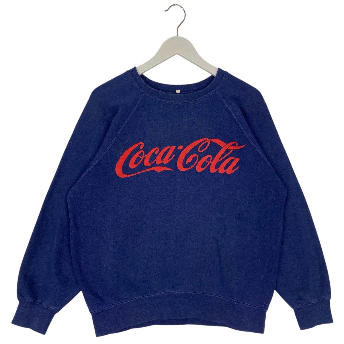 Other Vintage Coca Cola Printed Sweatshirt Crewneck Navy Blue SzM Size US M / EU 48-50 / 2 - 1 Thumbnail