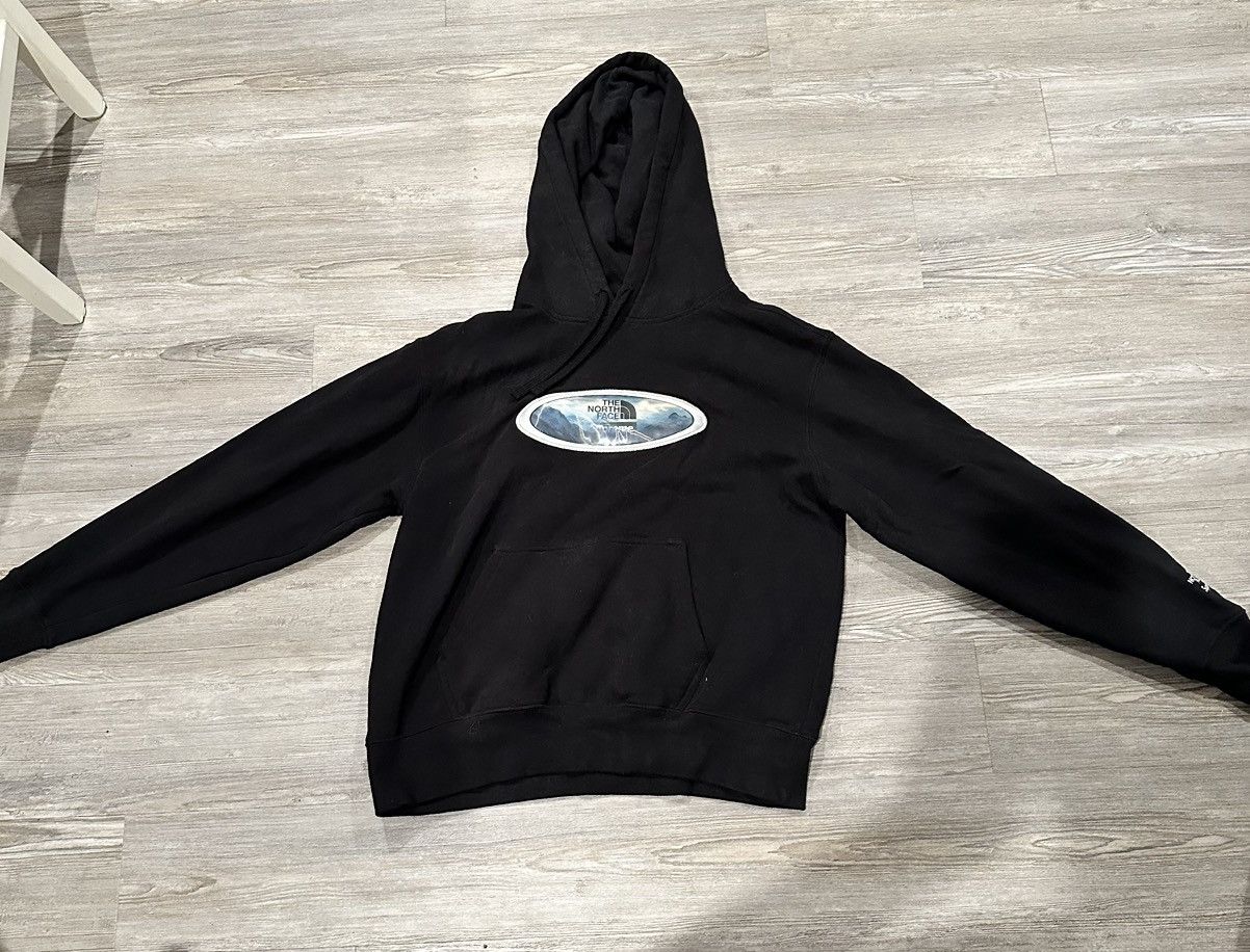 Supreme Supreme x The North Face Lenticular Mountain Hoodie Black ...