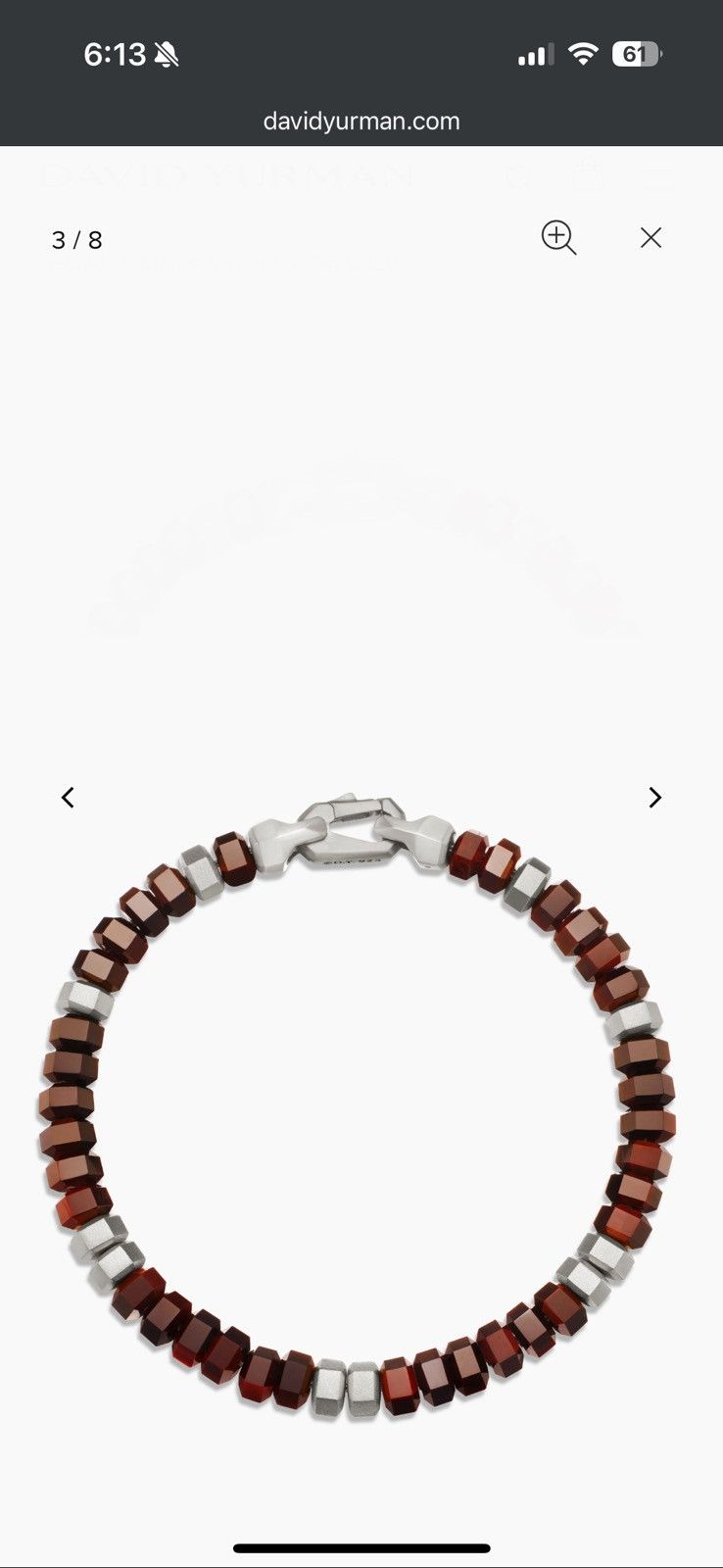 David Yurman Red Tiger’s Eye, 6mm Size ONE SIZE - 5 Thumbnail