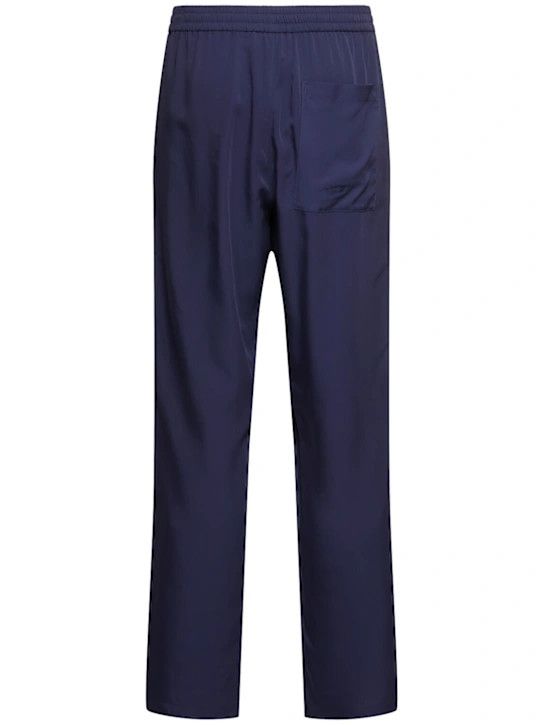 MSGM o1lsvrm0425 Viscose Pants in Navy Size US 26 / EU 42 - 2 Thumbnail