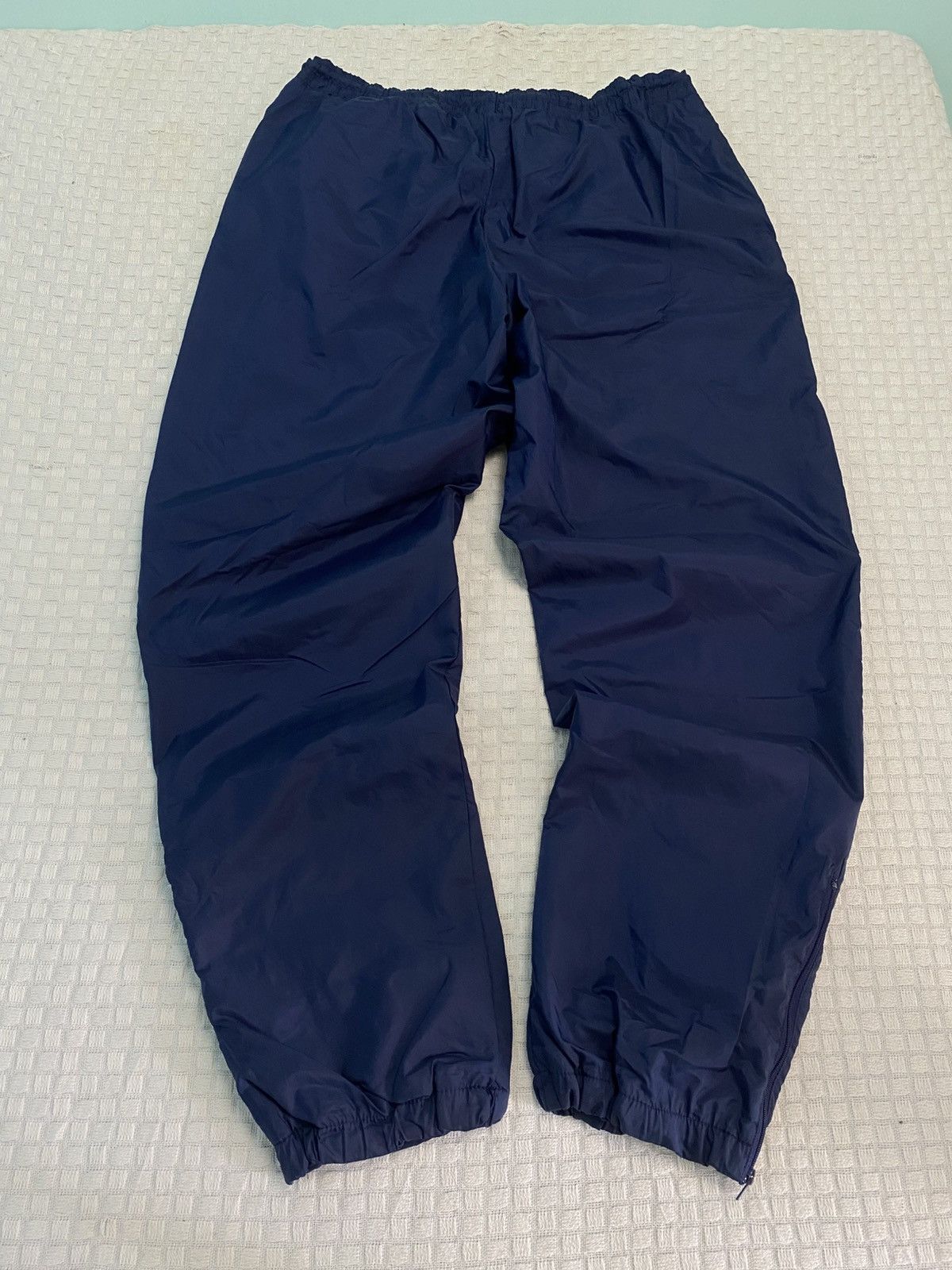 Billie Eilish × Nike 💥 VINTAGE NIKE 90S BAGGY WIDE LEG SWOOSH TRACK PANTS Y2K Size US 28 / EU 44 - 8 Thumbnail