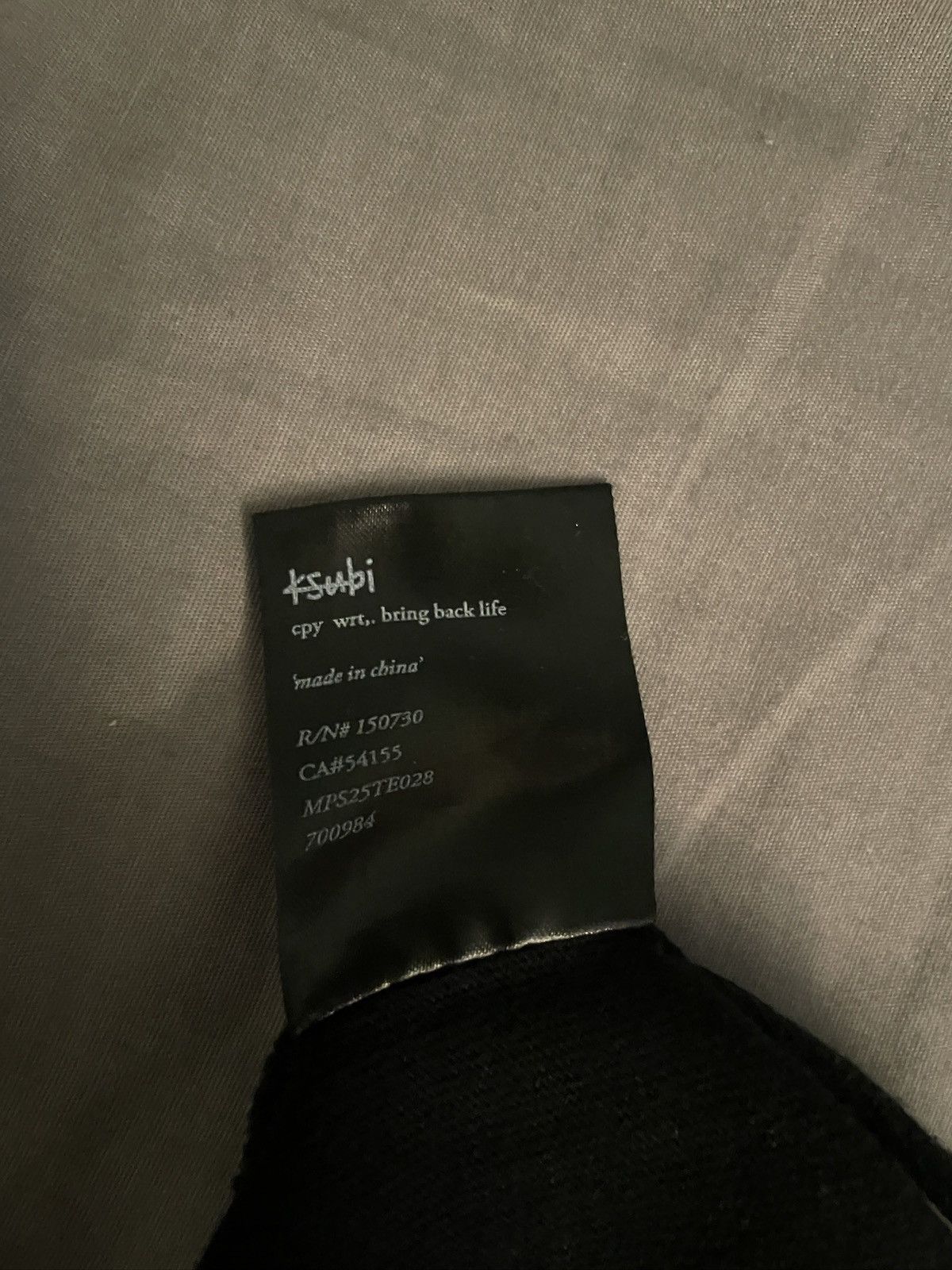 Ksubi Ksubi Black Logo Tee Men’s Size S Size US S / EU 44-46 / 1 - 7 Thumbnail