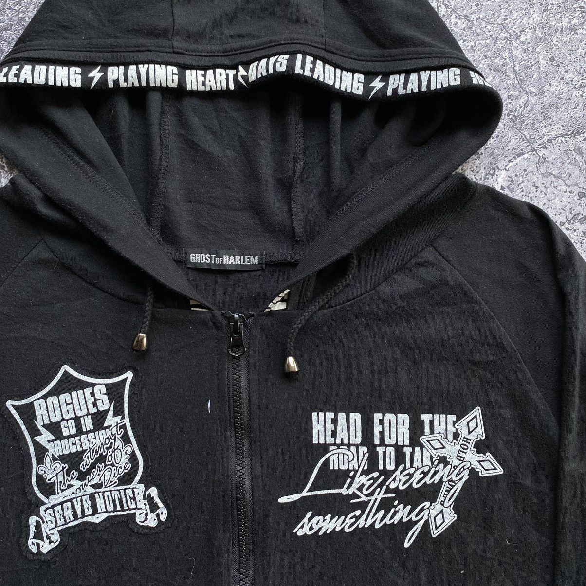Japanese Brand GHOST Of HARLEM Zip Up Hoodies Size US M / EU 48-50 / 2 - 4 Thumbnail