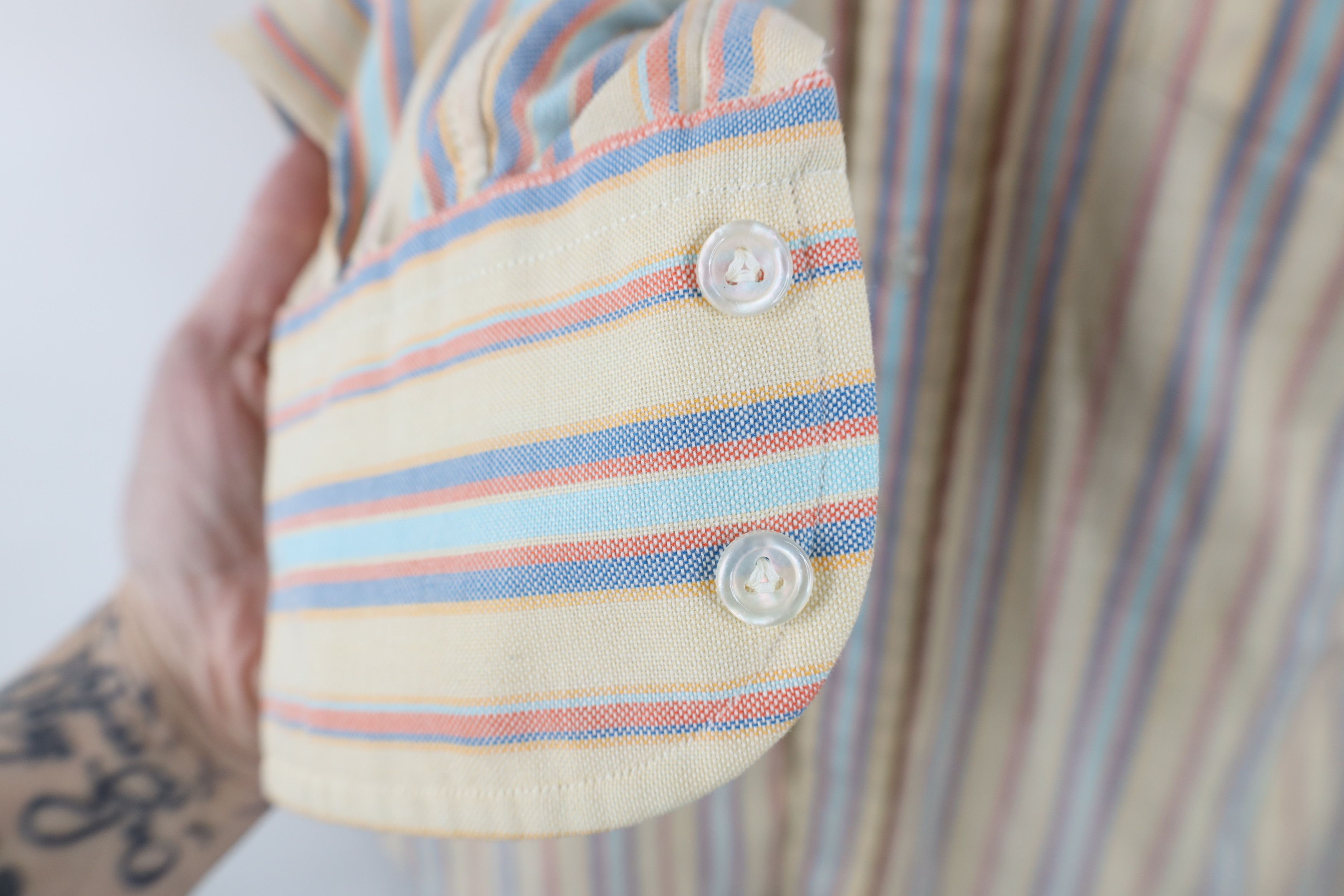 Vintage Vintage 60s Lewis & Thos Saltz Washington Button Shirt Size US M / EU 48-50 / 2 - 5 Thumbnail