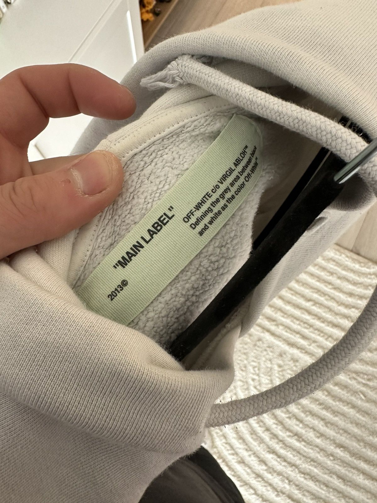 Off-White Off - White “Seeing Things” Oversized Hoodie Size US S / EU 44-46 / 1 - 10 Thumbnail