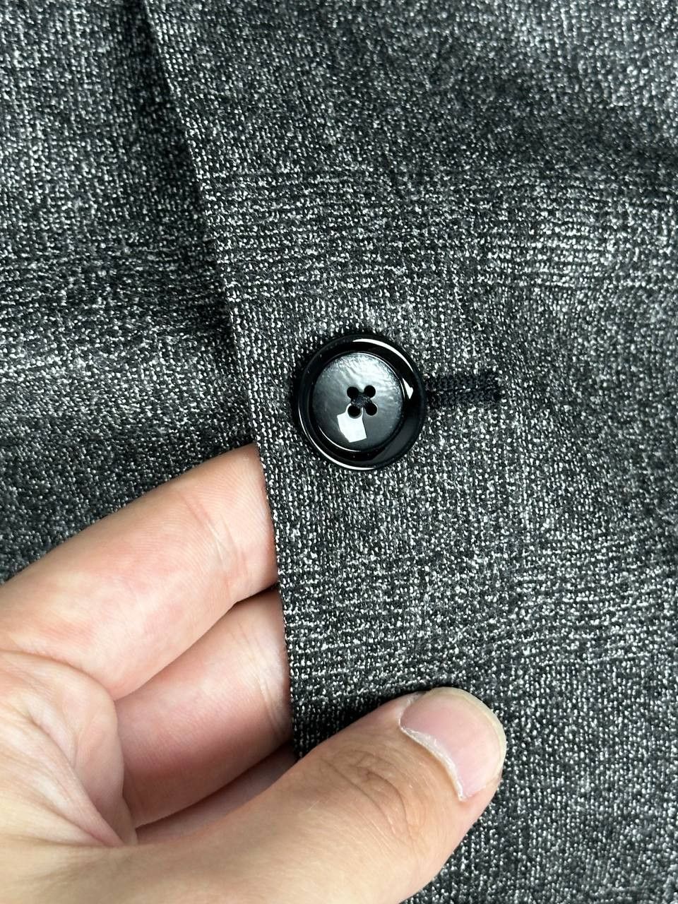 Tagliatore Tagliatore Virgin Wool Grey Checkered Blazer Made In Italy Size 52R - 6 Thumbnail