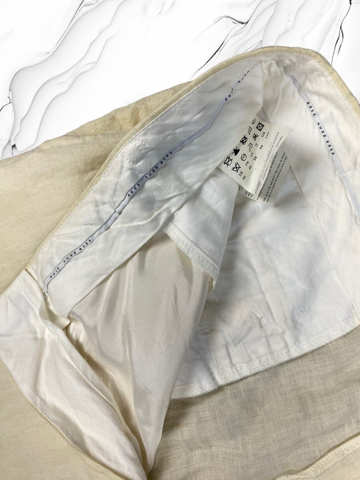 Hugo Boss Vintage Hugo Boss Linen Casual Pants Size US 36 / EU 52 - 6 Thumbnail