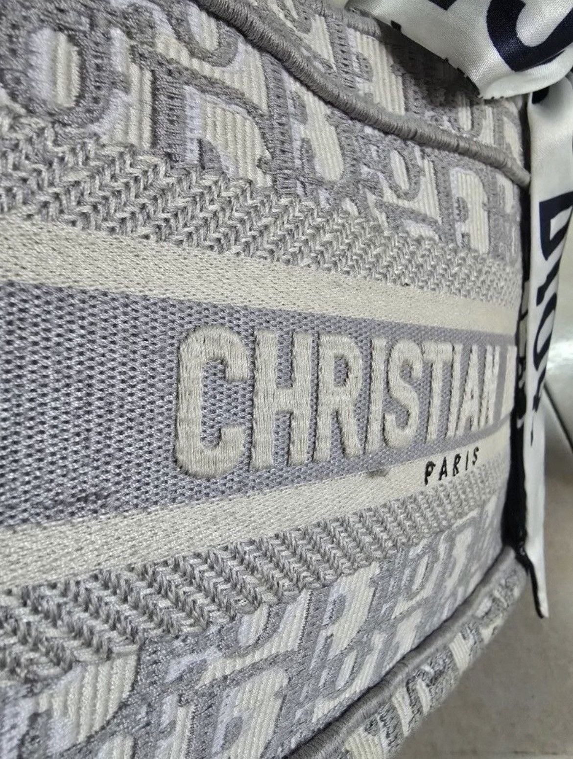 Christian Dior Monsieur Christian Dior Bicolor Metallic Oblique Book Tote Mini Bag Size ONE SIZE - 3 Thumbnail