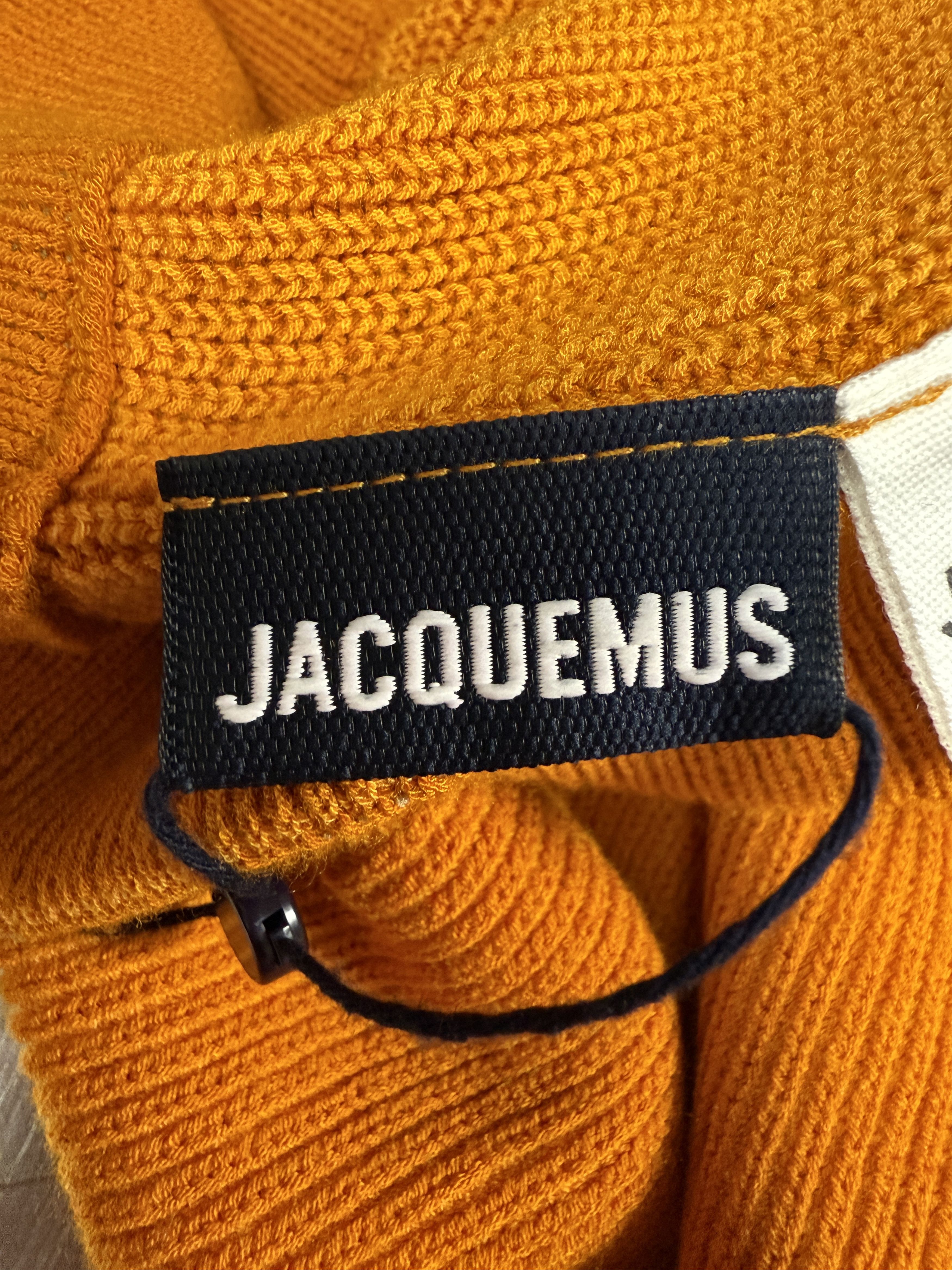 Jacquemus Jacquemus Small Orange Ribbed Leggings Size 26" / US 2 / IT 38 - 5 Thumbnail