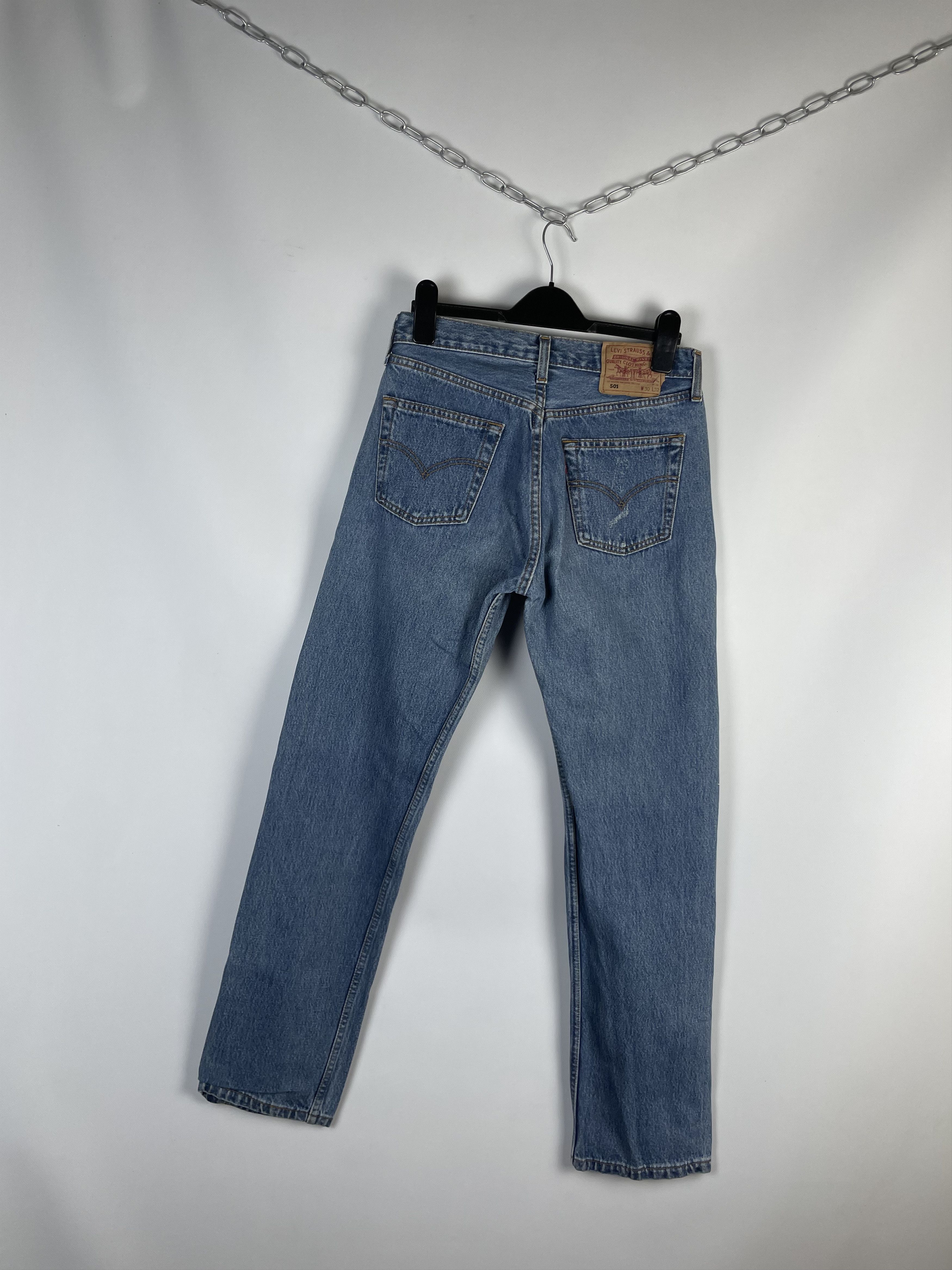 Levi's Vintage 501 90s Levi's Pants Denim Jeans Size US 30 / EU 46 - 2 Thumbnail