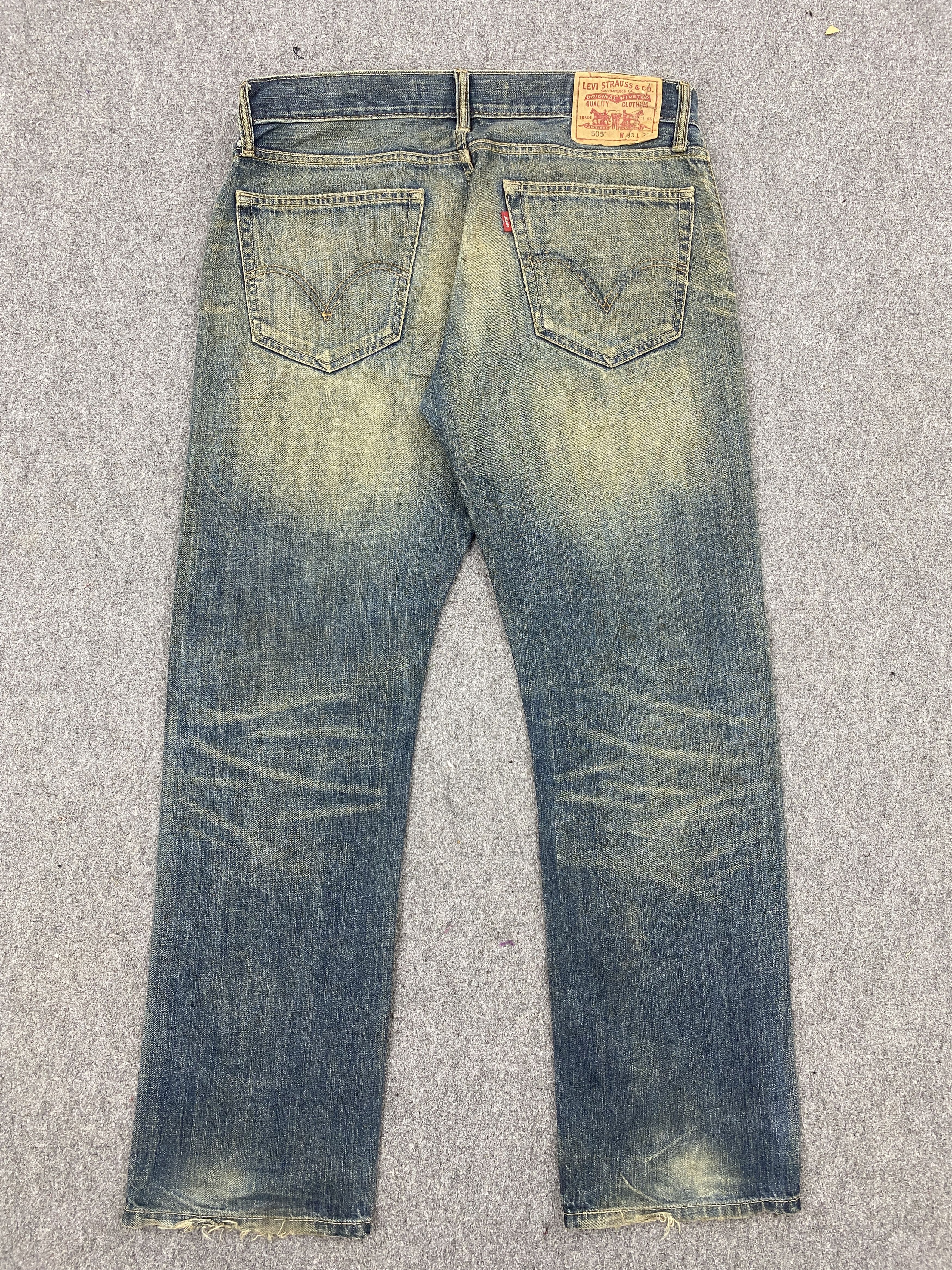 Levi's Vintage Levis 505 Rusty Jeans DP2335 Size US 34 / EU 50 - 3 Thumbnail