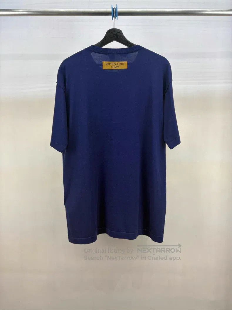 Louis Vuitton Louis Vuitton Blue and purple knitted short sleeve Size US S / EU 44-46 / 1 - 2 Thumbnail