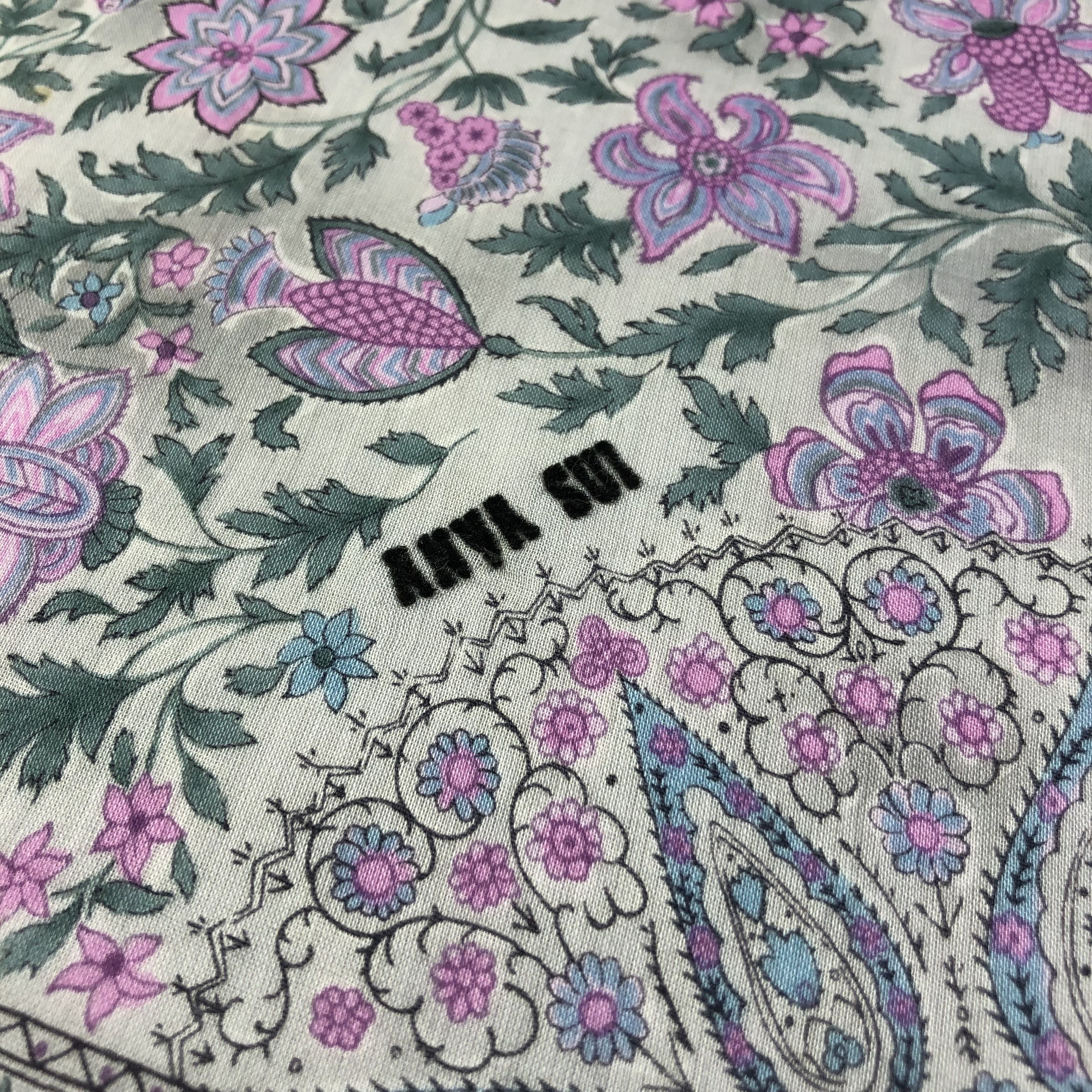 Vintage Anna Sui Handkerchief Neckerchief Bandana H1959 Size ONE SIZE - 4 Thumbnail