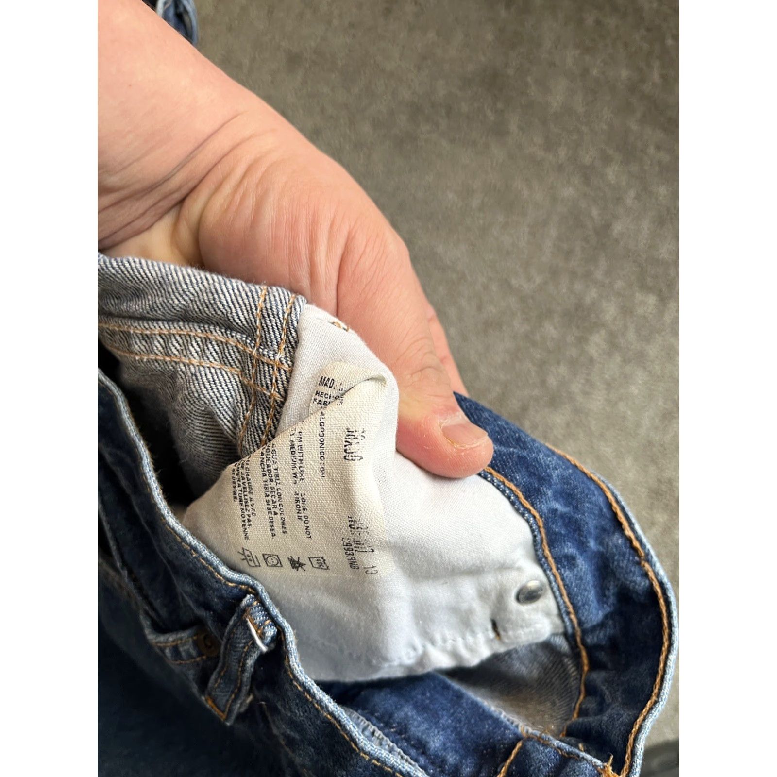 Dickies Dickies Jeans Mens 38x30 Blue Denim Pants Classic Fit Workwear Regular Inseam 30in Cotton Denim Pockets Classic Fit Mens Jeans Size US 38 / EU 54 - 6 Thumbnail