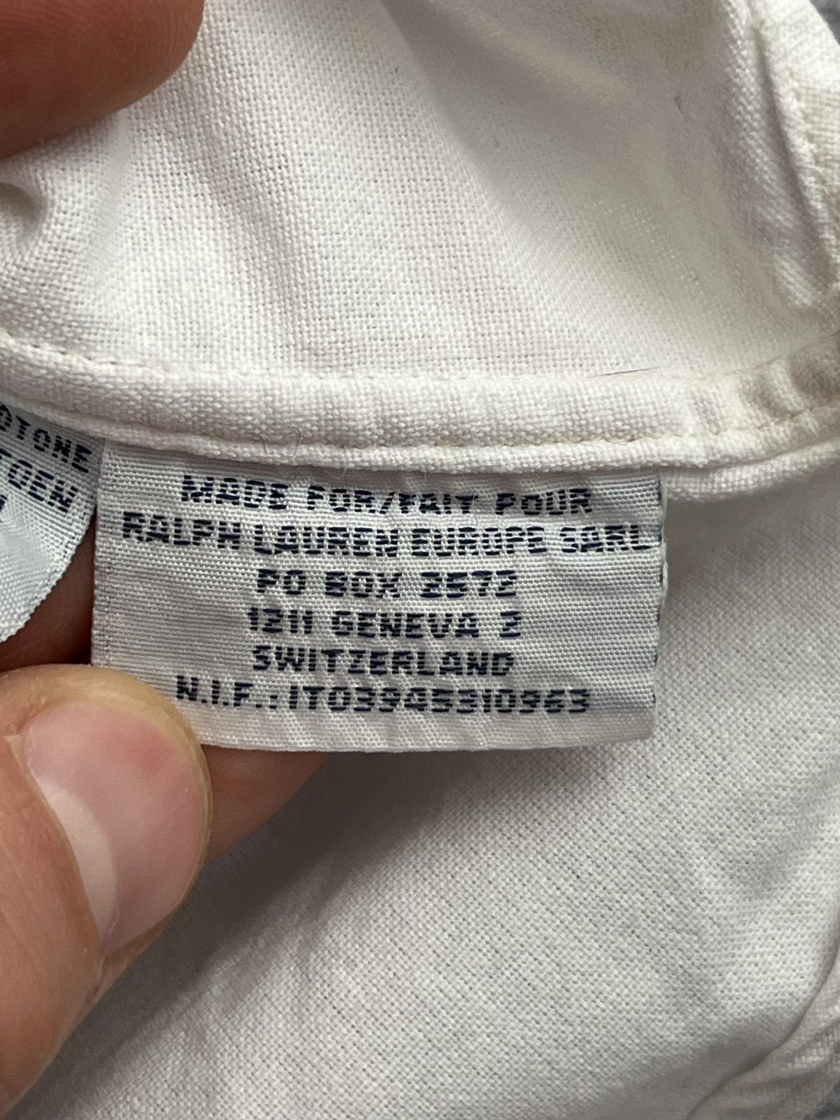 Polo Ralph Lauren Vintage Polo Ralph Lauren White Cotton Shirt Size US M / EU 48-50 / 2 - 7 Thumbnail