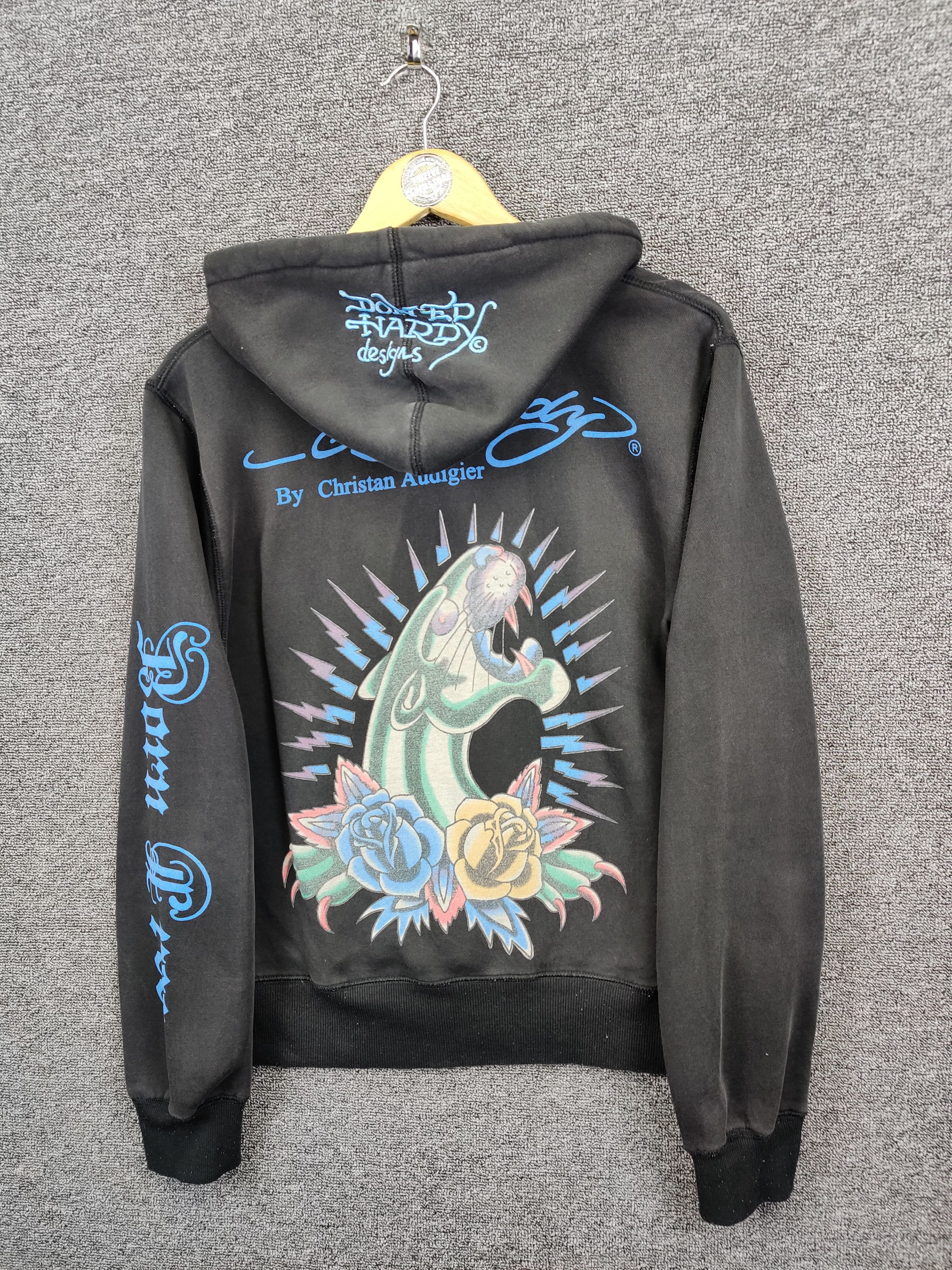 Ed Hardy Vintage Ed Hardy Christian Audigier Zipper Hoodie Size US M / EU 48-50 / 2 - 2 Thumbnail