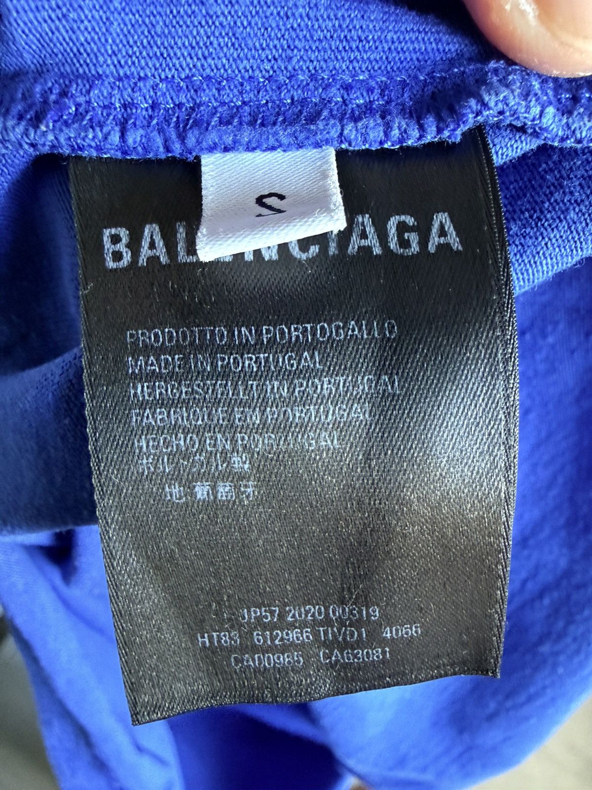 Balenciaga Balenciaga News BLNCG NEWS 24/7 T-SHIRT Blue S Size US S / EU 44-46 / 1 - 4 Thumbnail