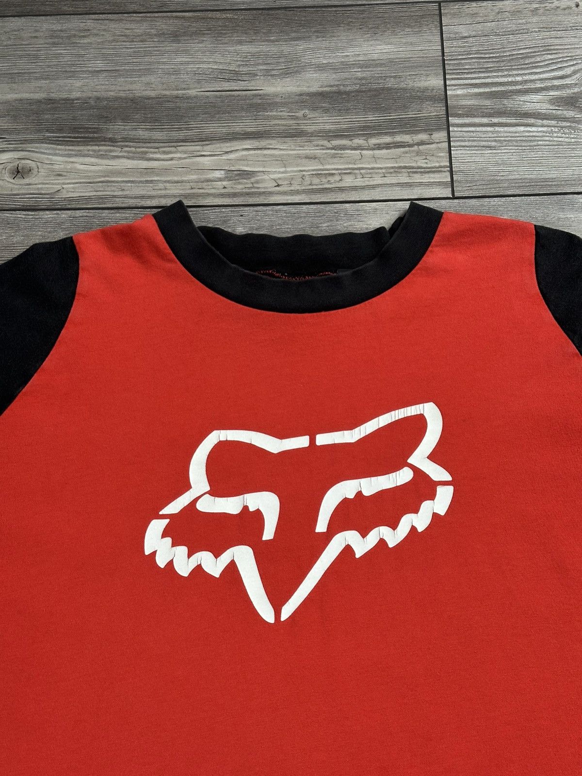 Fox Racing × Vintage Crazy Vintage Y2K Fox Racing Longsleeve Size US XL / EU 56 / 4 - 2 Thumbnail