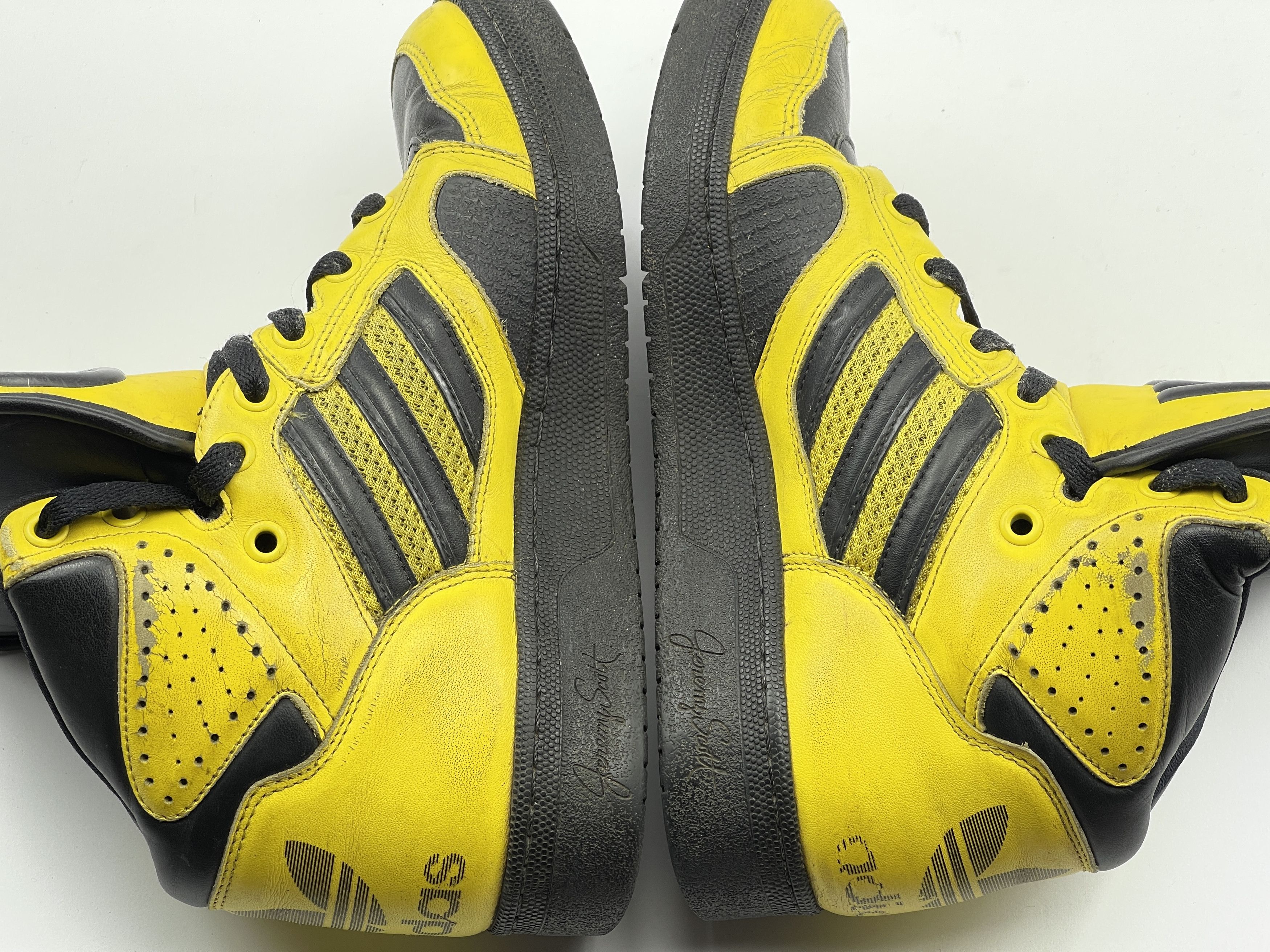 Adidas × Jeremy Scott Adidas sneakers Jeremy Scott Instinct Top shoes ObyO V24530 Size US 6.5 / EU 39-40 - 16 Thumbnail