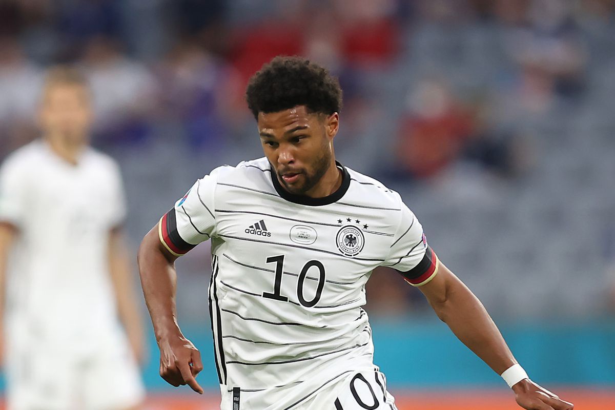 Adidas GERMANY ADIDAS 2020 EURO FOOTBALL HOME JERSEY #10 GNABRY Size US L / EU 52-54 / 3 - 12 Thumbnail