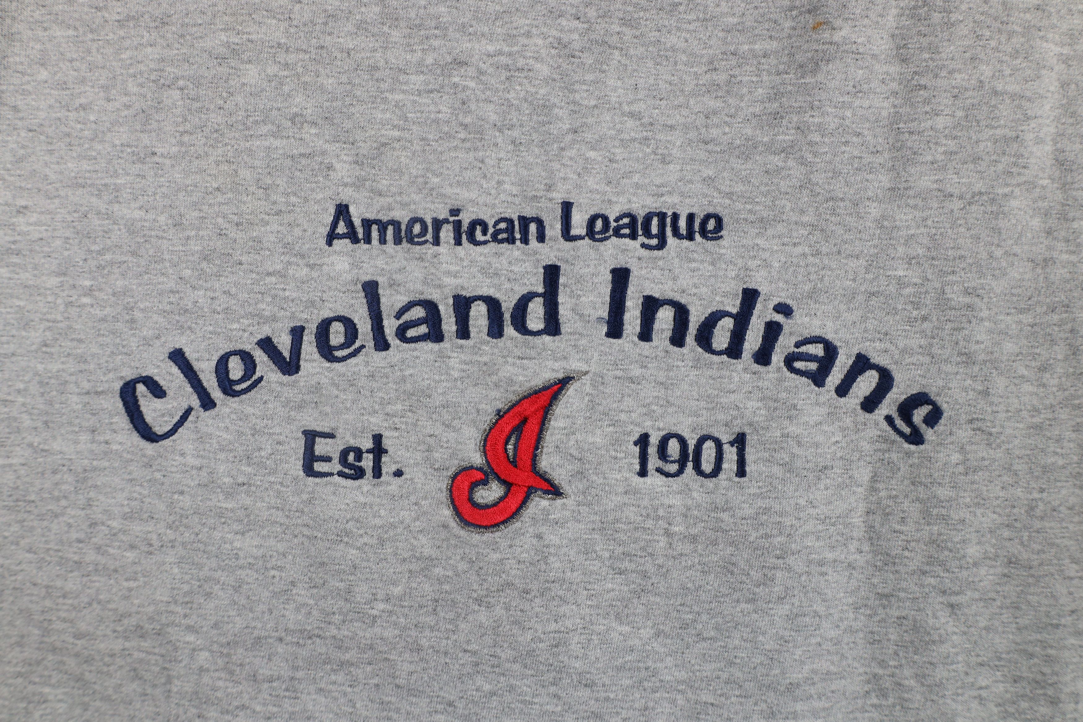 Vintage Vintage 90s Cleveland Indians Baseball Short Sleeve T-Shirt Size US M / EU 48-50 / 2 - 4 Thumbnail