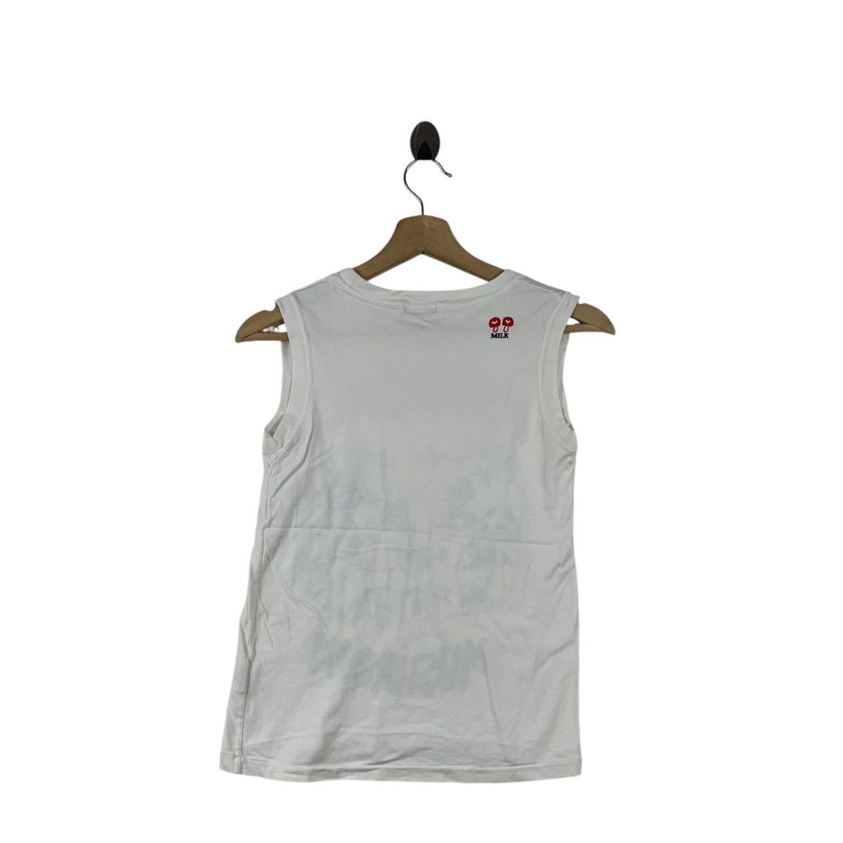 Vintage MILK JAPAN PUNK Magical Mushroom Party Tee Shirt Tank Top Size XXS / US 00 / IT 34 - 4 Thumbnail