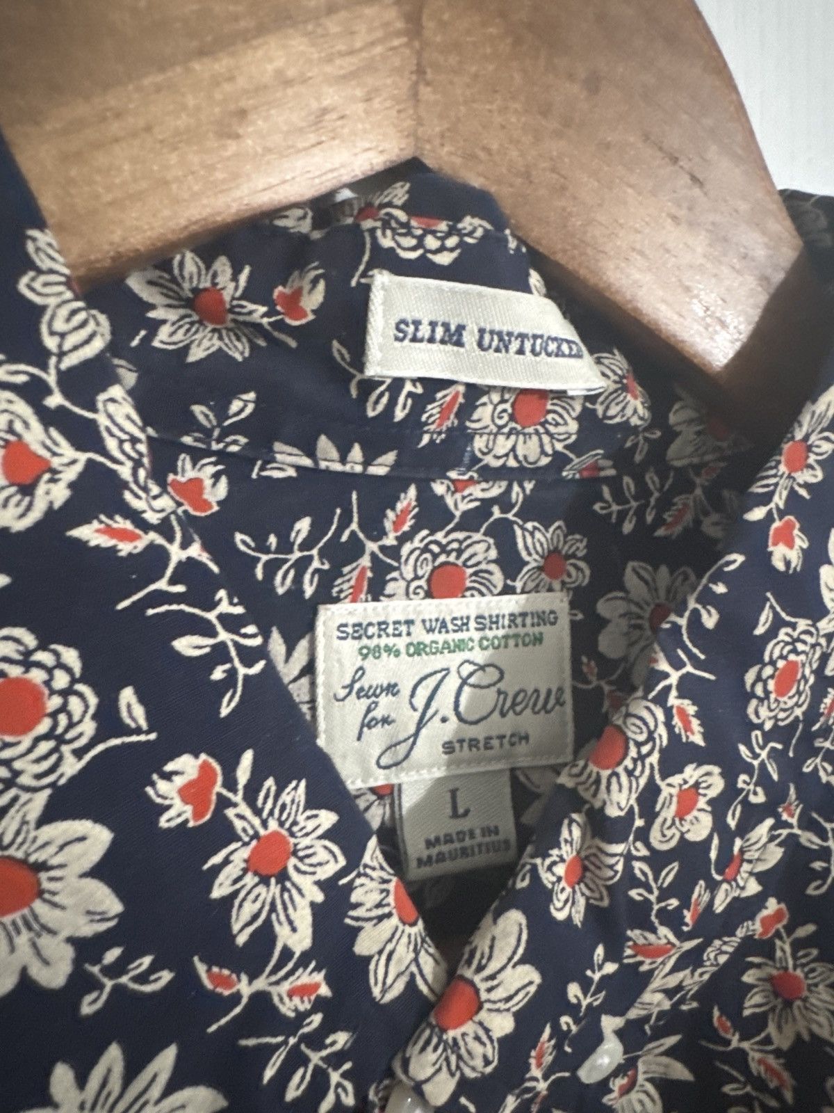 J.Crew J. Crew Button Down Flower Shirt. Size US L / EU 52-54 / 3 - 4 Thumbnail