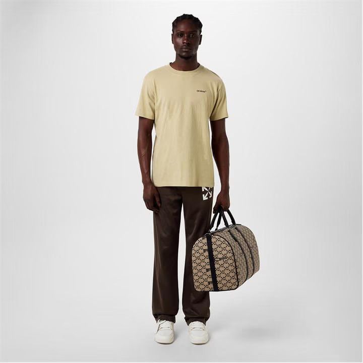 Off-White o1y0225 Logo Jogger & Sweatpant in Brown Size US 30 / EU 46 - 6 Thumbnail