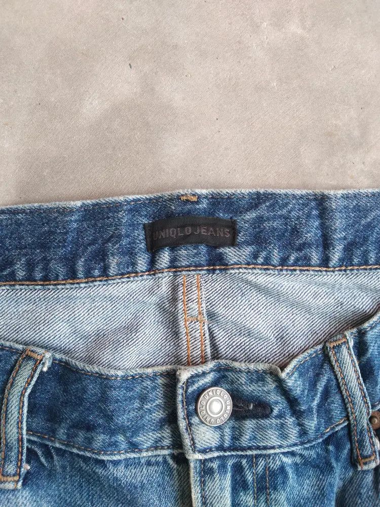 Japanese Brand Vintage Uniqlo Distresses Jeans 34x28 Size US 34 / EU 50 - 6 Thumbnail