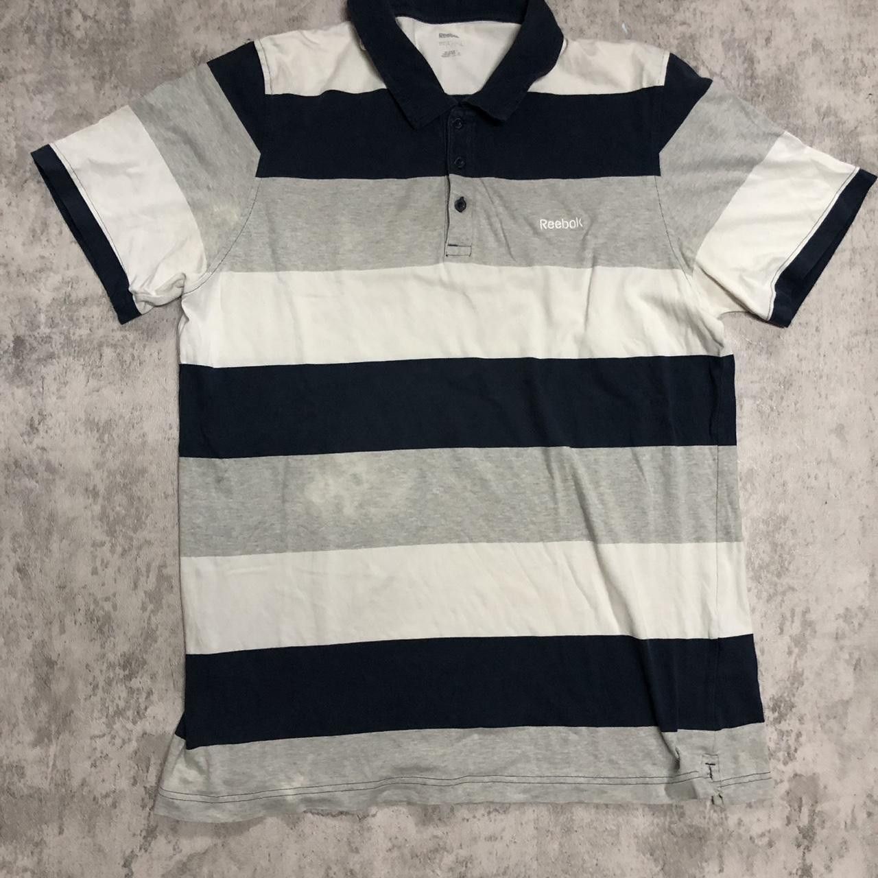 Reebok Reebok polo shirt in black and grey #preppy Size US XL / EU 56 / 4 - 1 Thumbnail