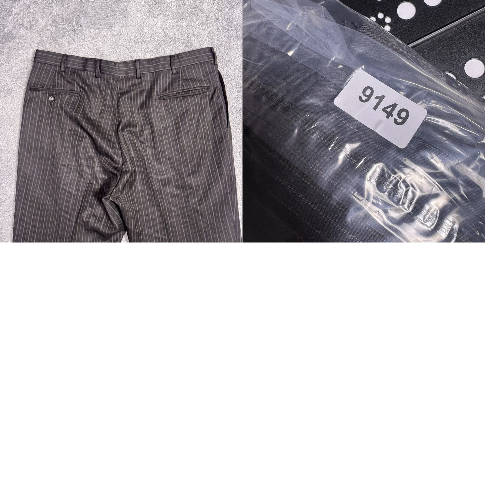 Jos. A. Bank Jos A Bank Suit Mens 46R 38x28 Signature Gordon Office Wool Pinstripe Cuffed Set Size 46R - 11 Thumbnail