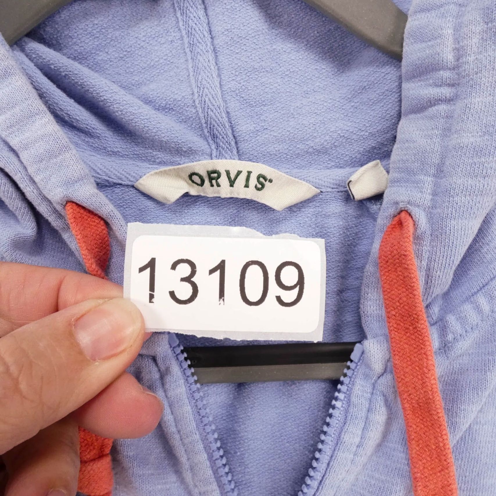 Orvis Orvis Jacket Womens Small Hoodie Jersey Blue Full Zip w Pockets Size S / US 4 / IT 40 - 7 Thumbnail
